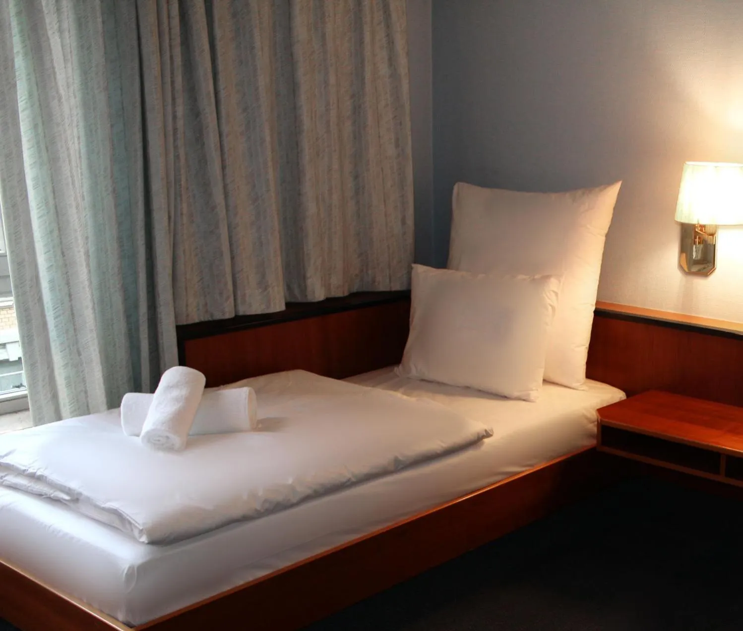 Bed in Hotel Mozart Bonn