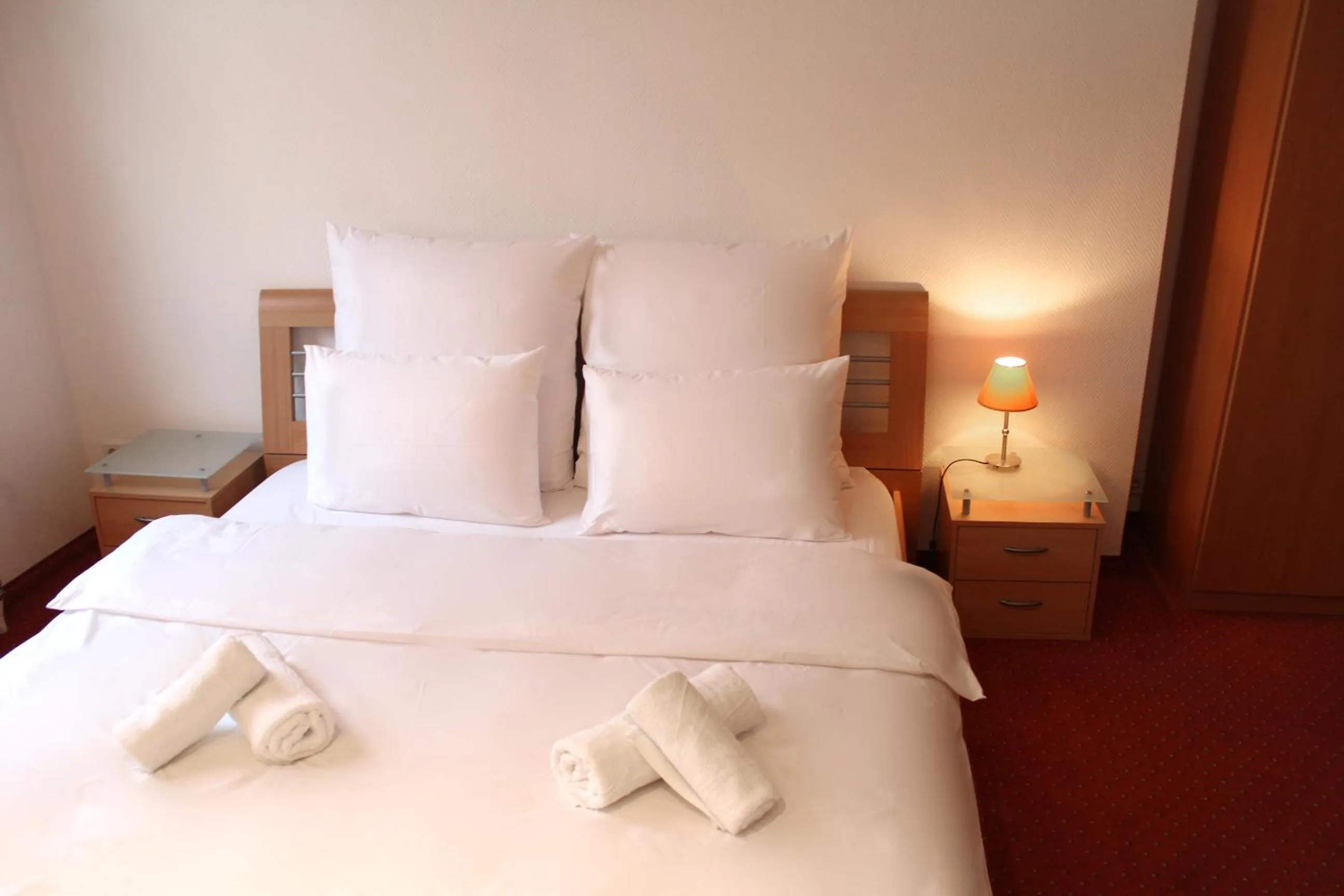 Bed in Hotel Mozart Bonn