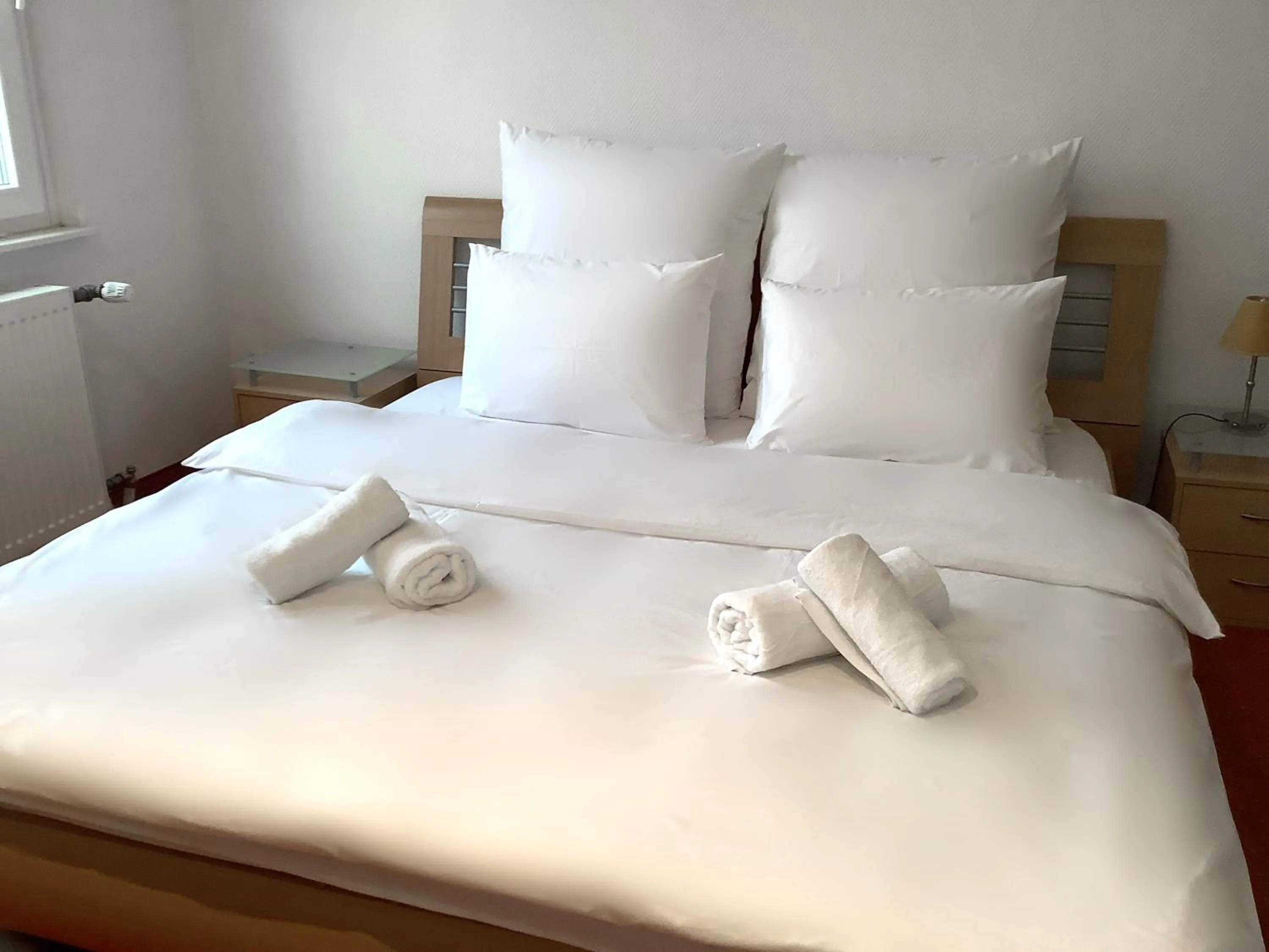 Bed in Hotel Mozart Bonn