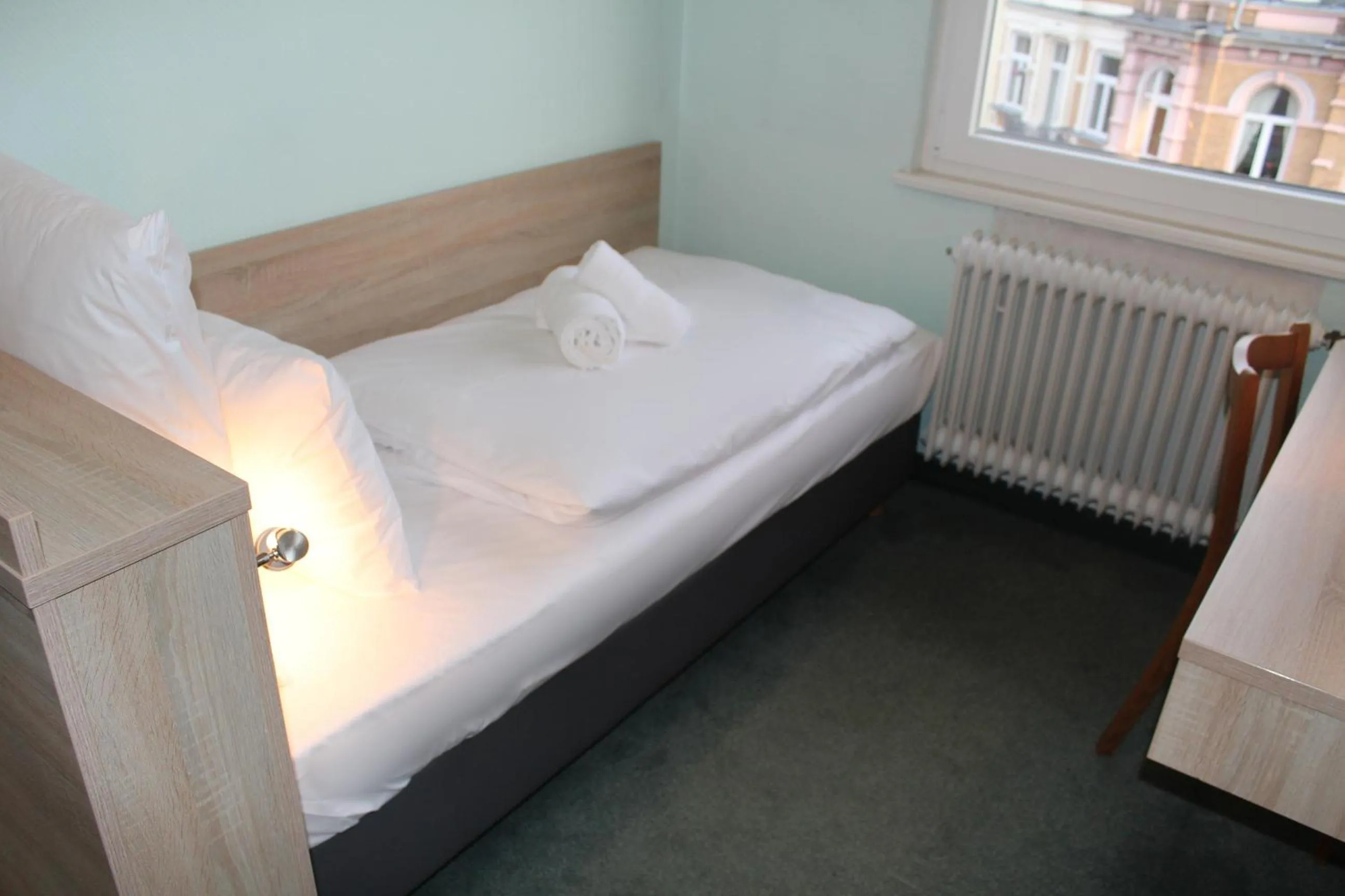 Bed in Hotel Mozart Bonn