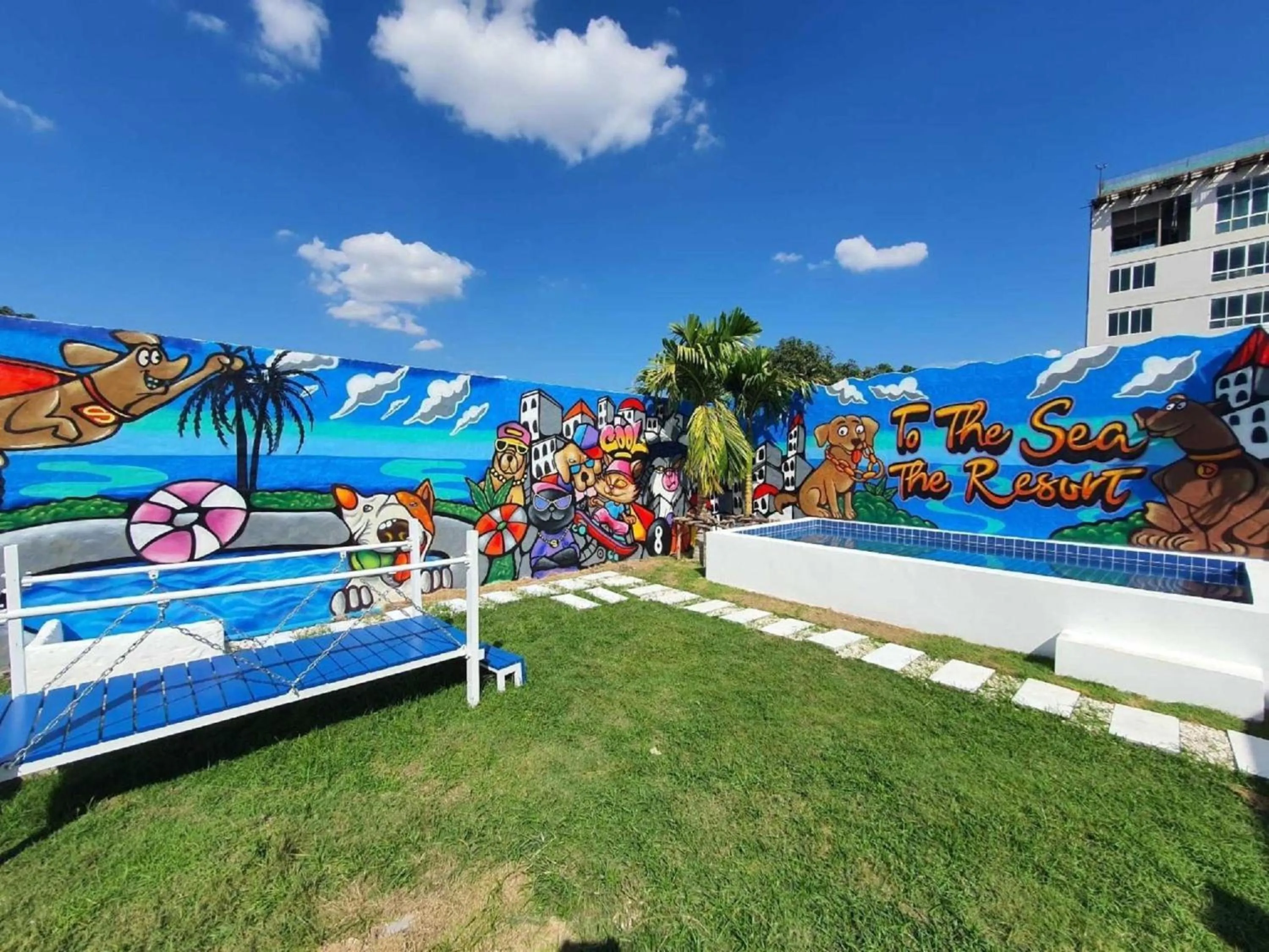 Swimming pool in Collection O To The Sea Resort Thailand