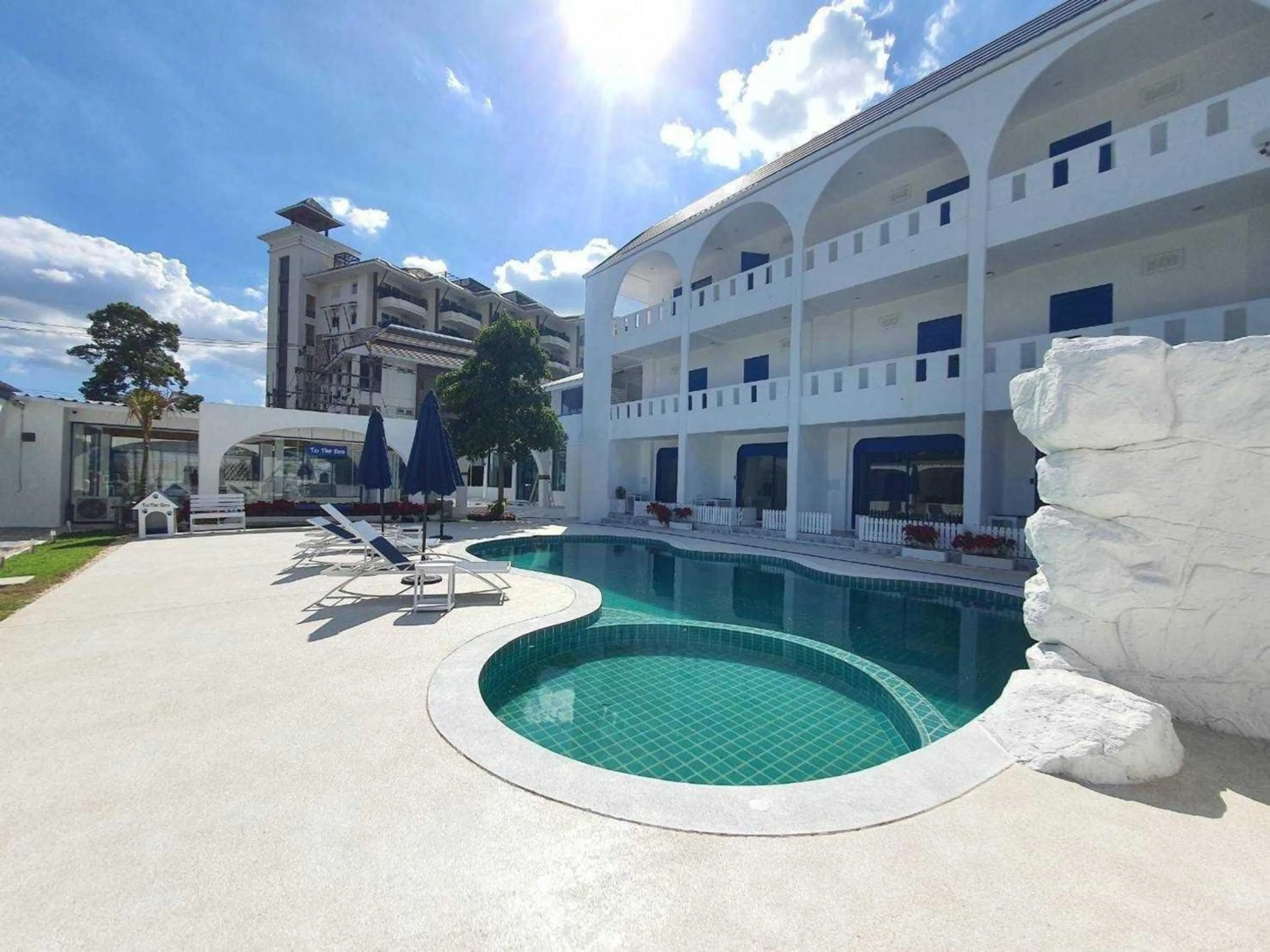 Property building in Collection O To The Sea Resort Thailand