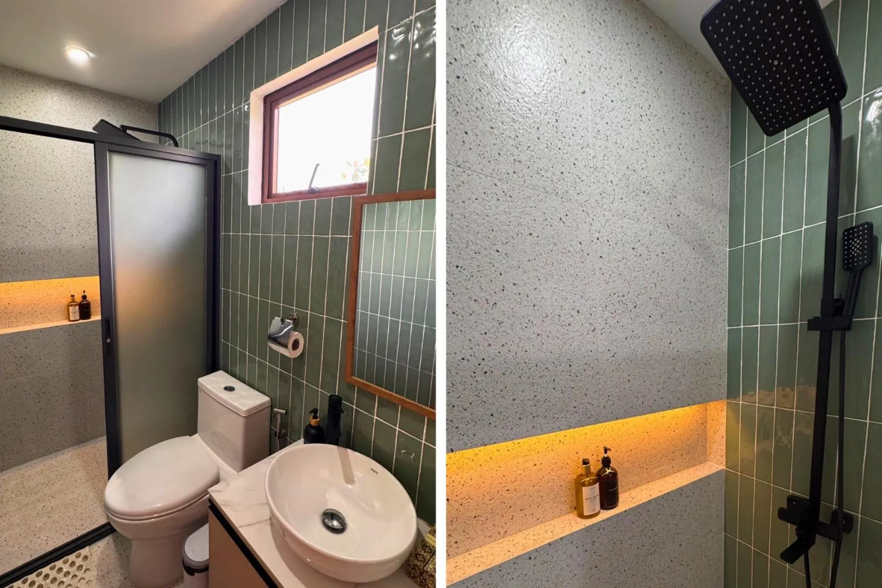 Shower in Mula De La Paz