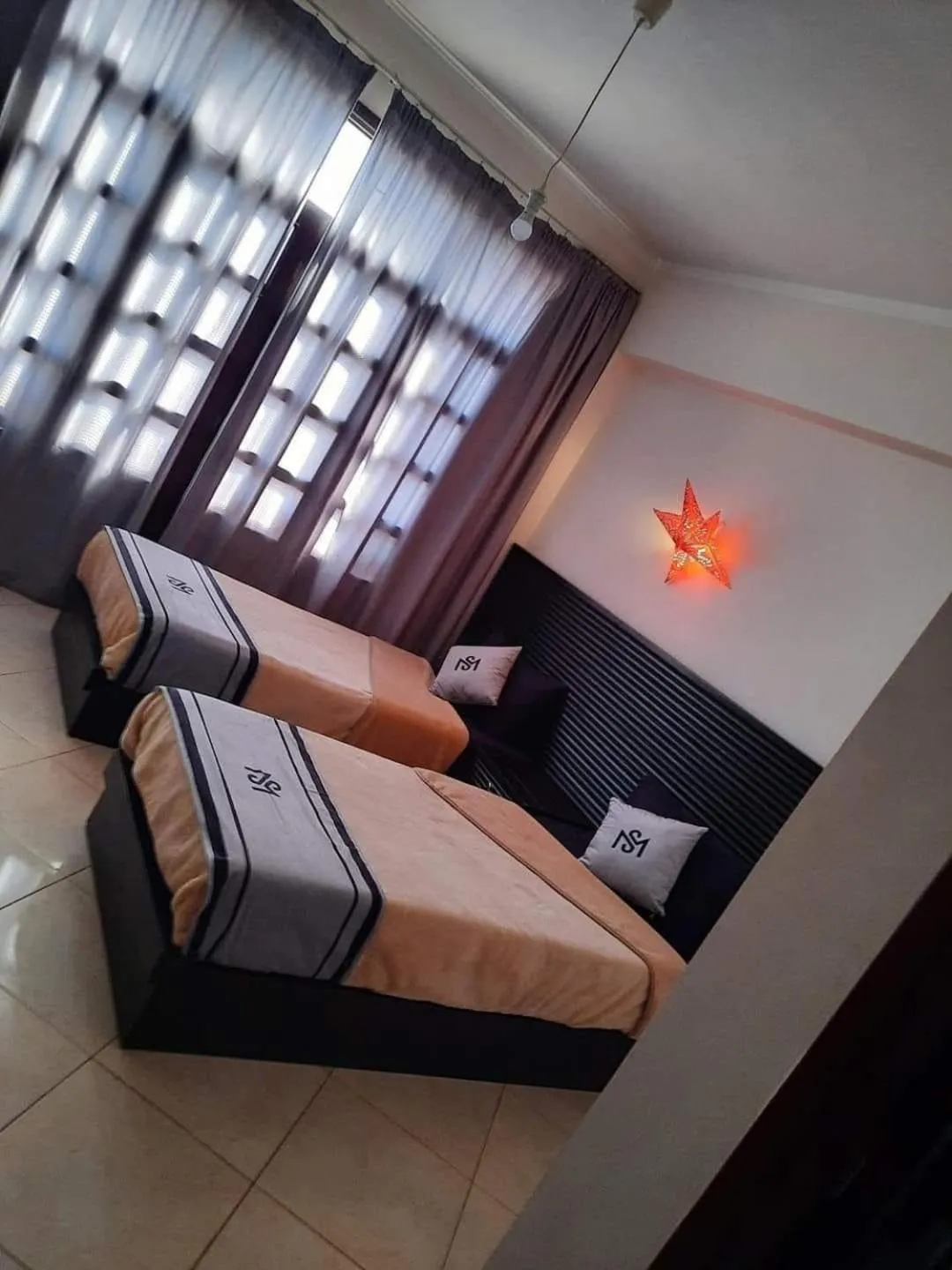 Bed in Santa maria dahab hotel