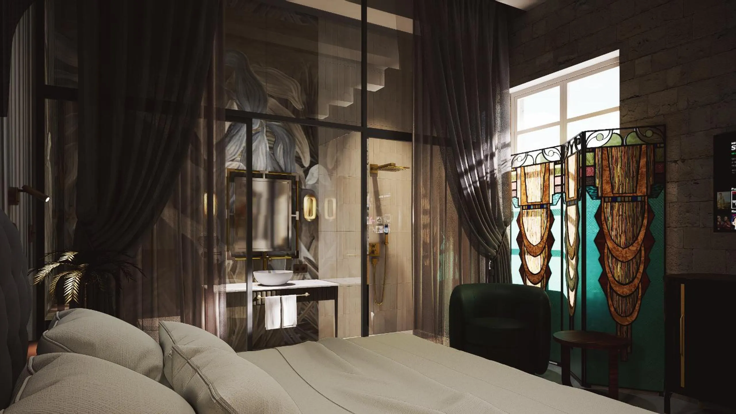 Bed in The Vincent Boutique Hotel, BW Premier Collection