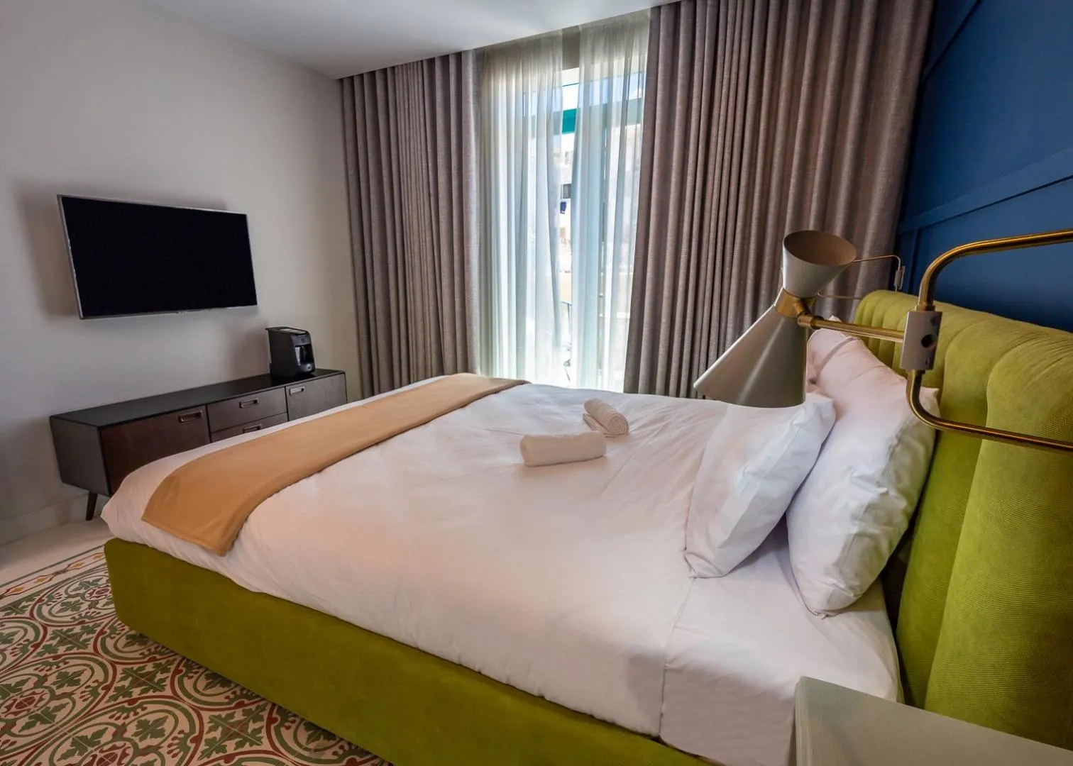 Bedroom in The Vincent Boutique Suites