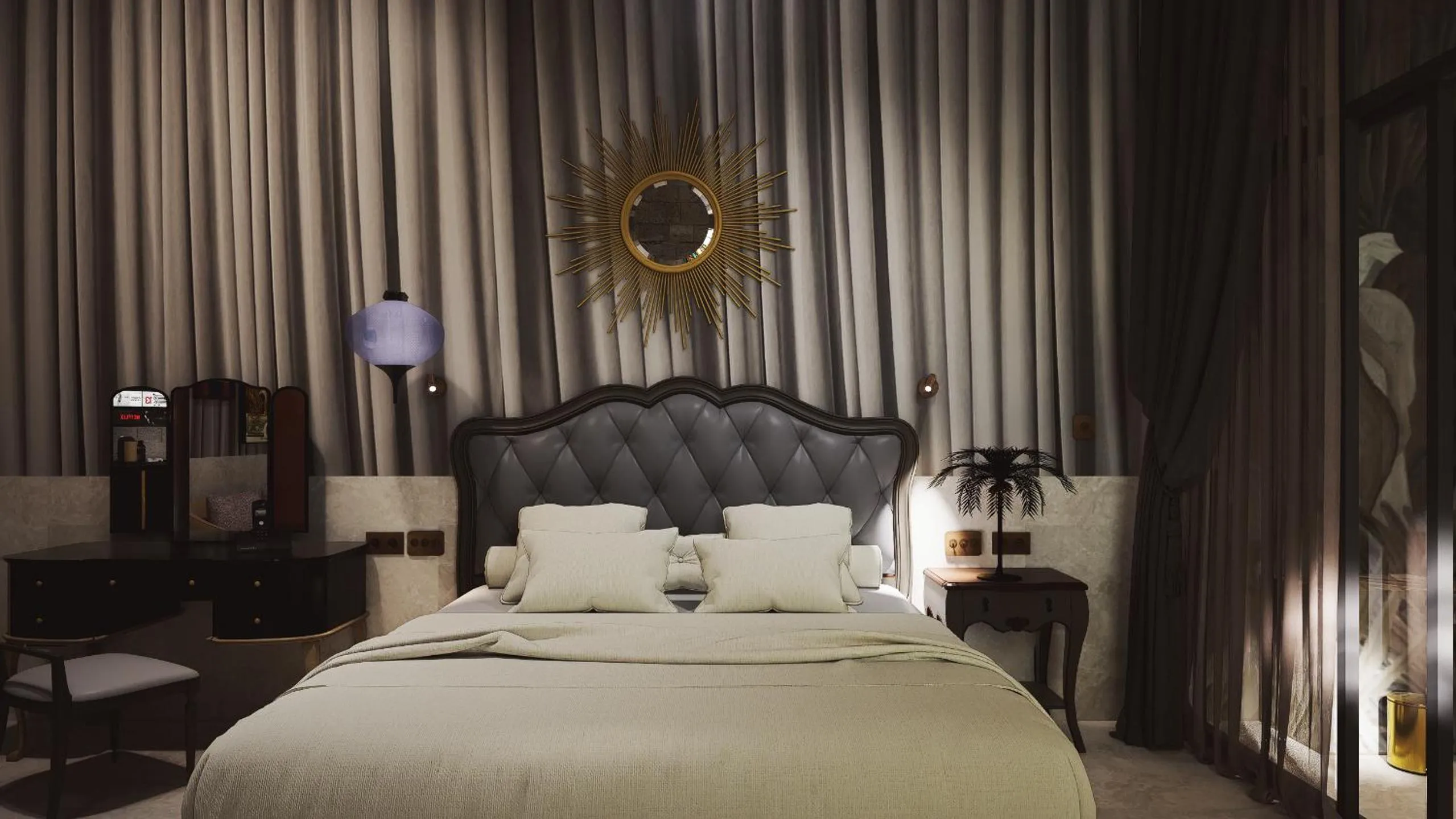 Bed in The Vincent Boutique Hotel, BW Premier Collection