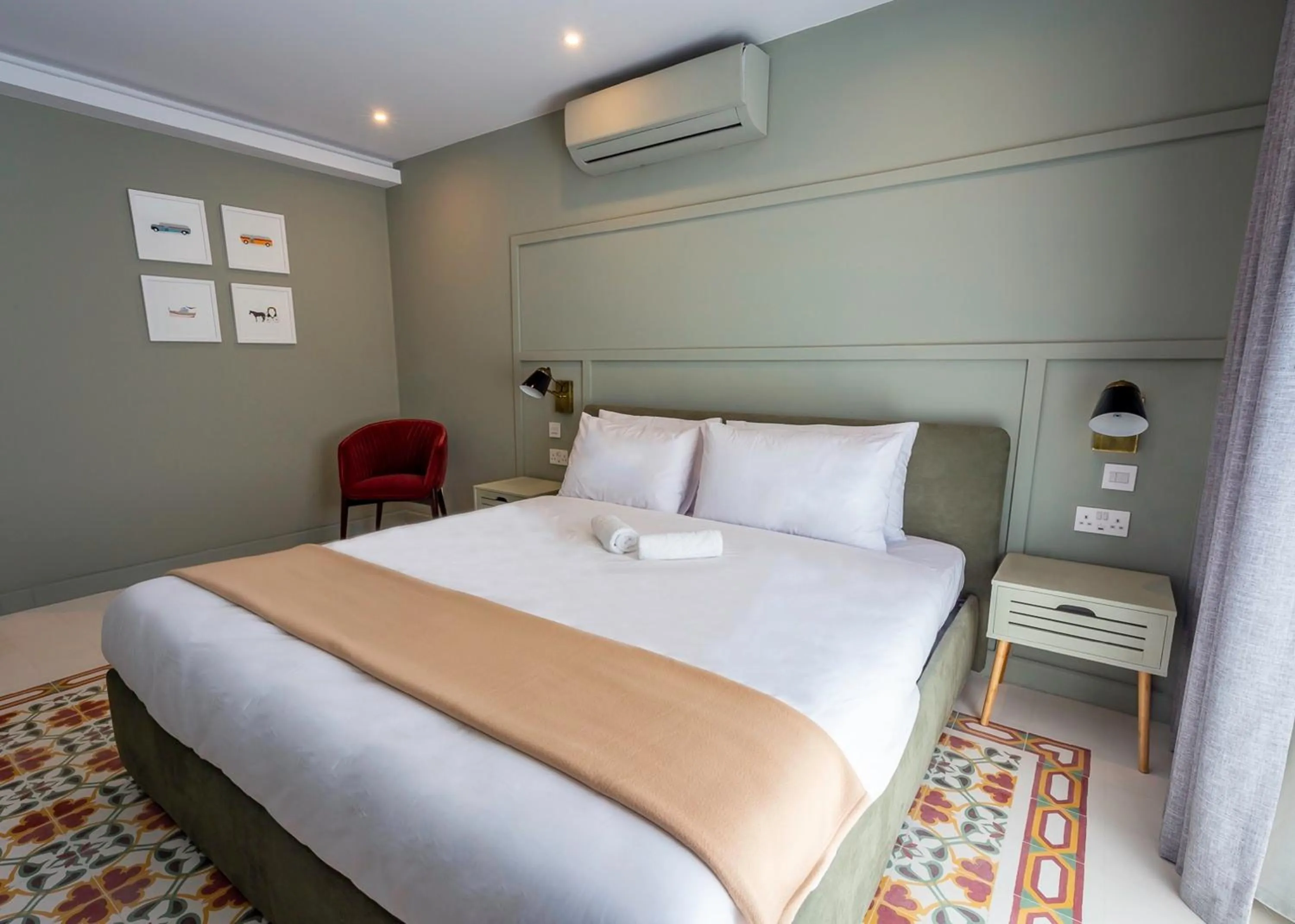 Bedroom in The Vincent Boutique Suites