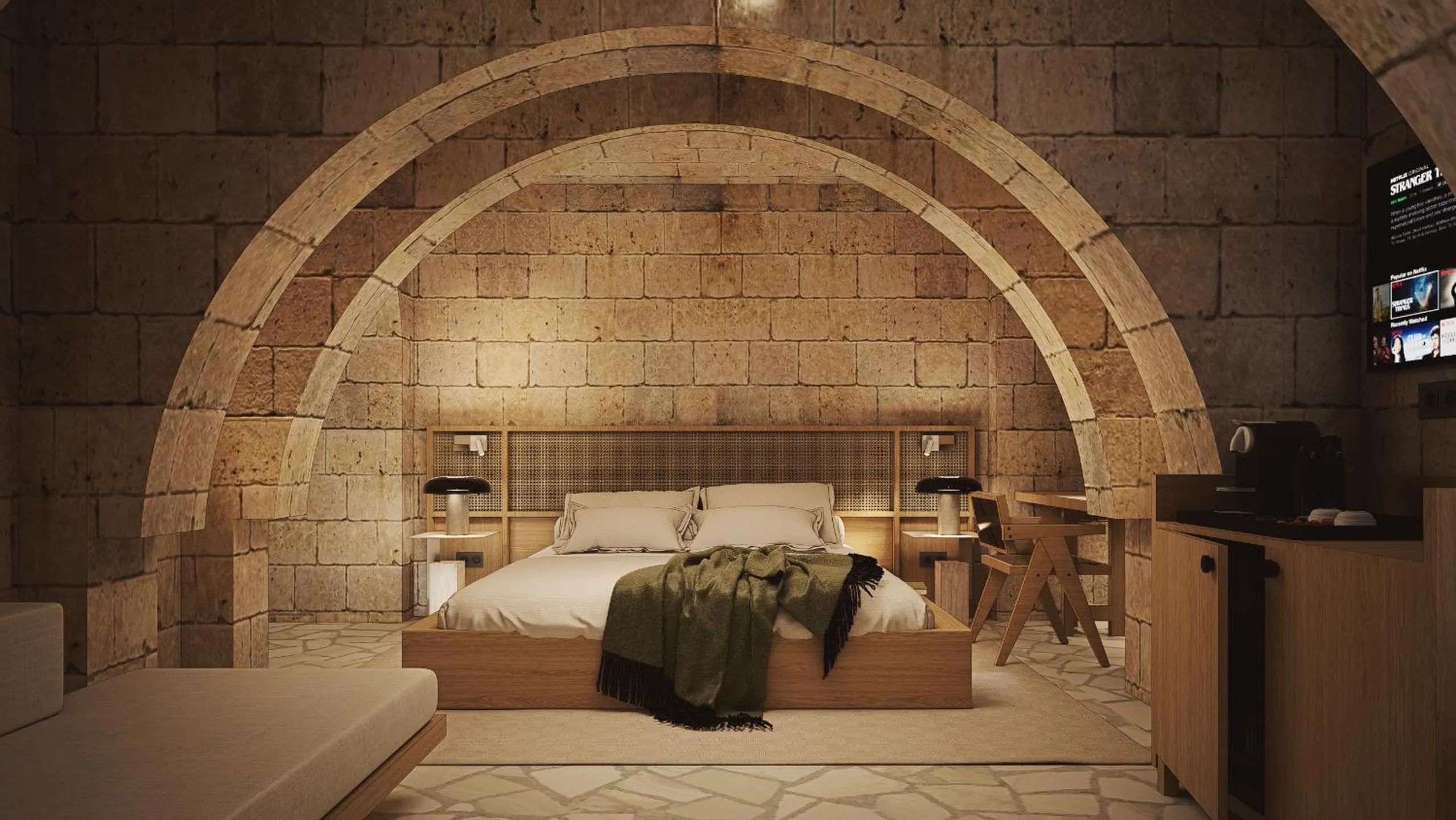 Bed in The Vincent Boutique Hotel, BW Premier Collection