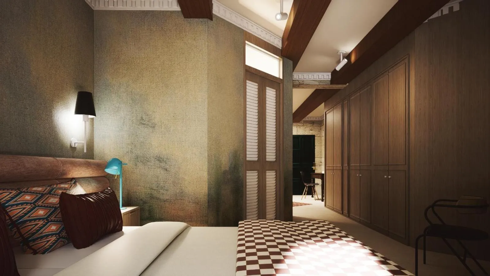 Bed in The Vincent Boutique Hotel, BW Premier Collection