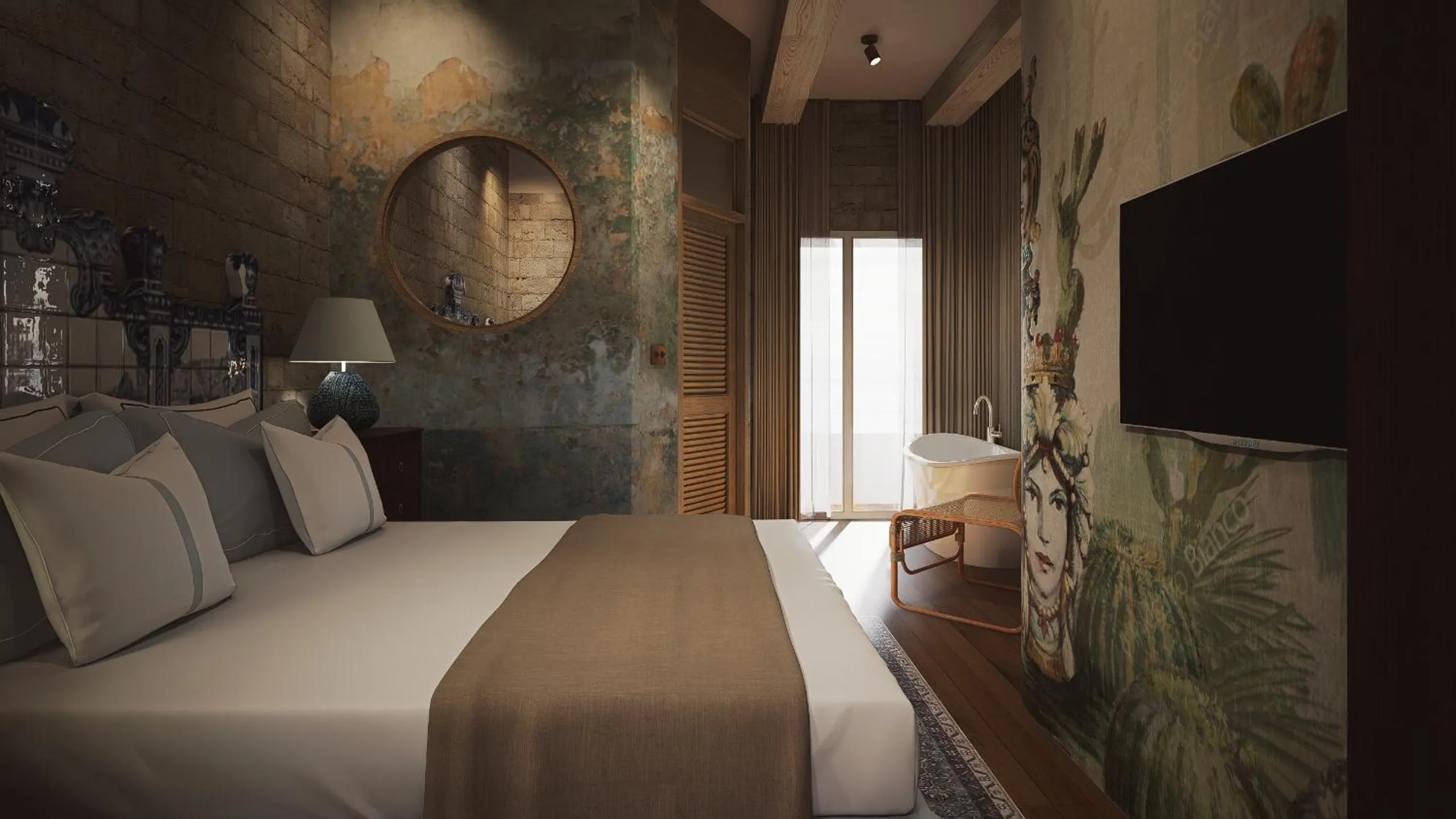 Bed in The Vincent Boutique Hotel, BW Premier Collection