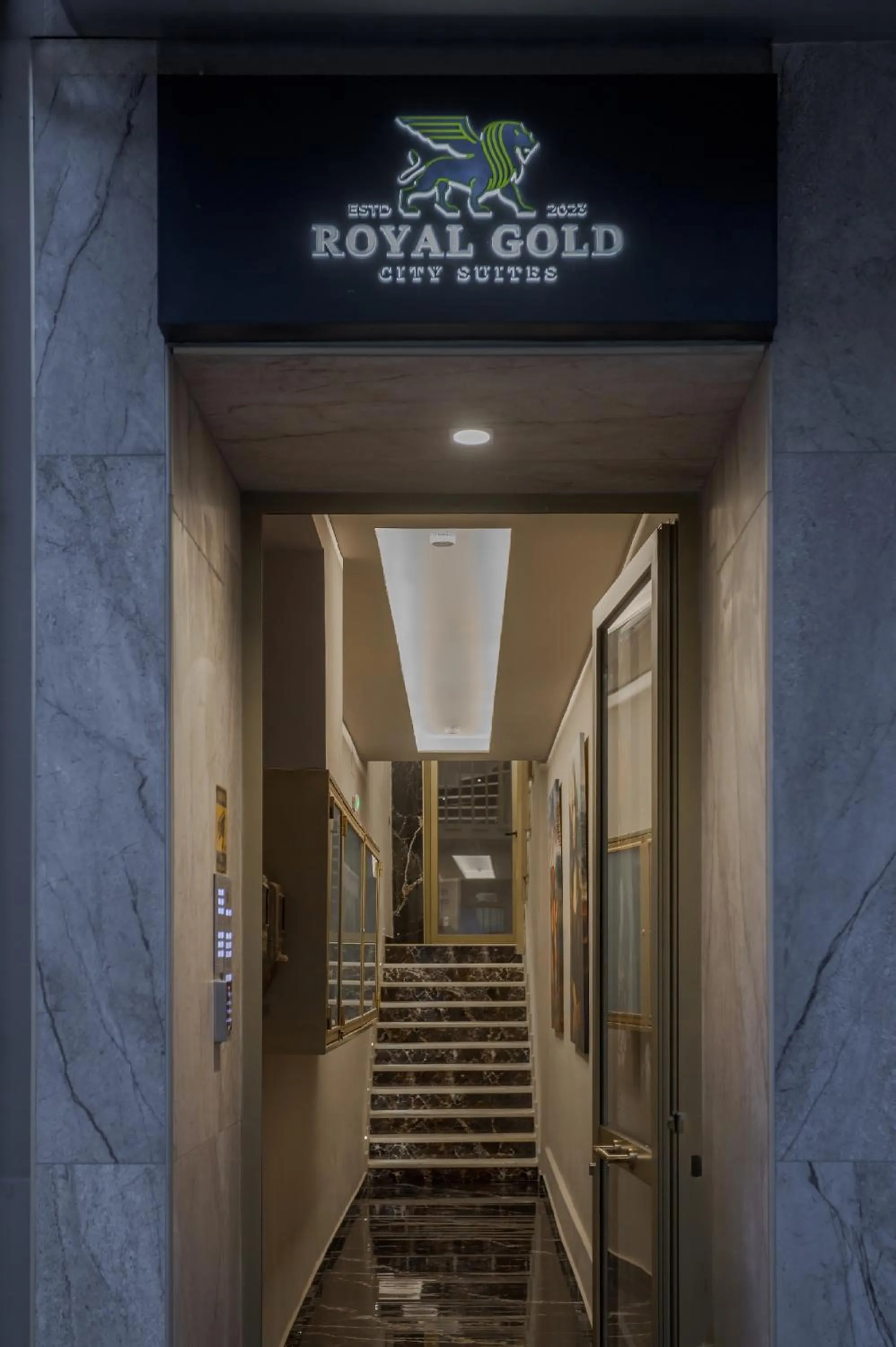 Property building in Royal Gold City Suites by Omilos Hotels