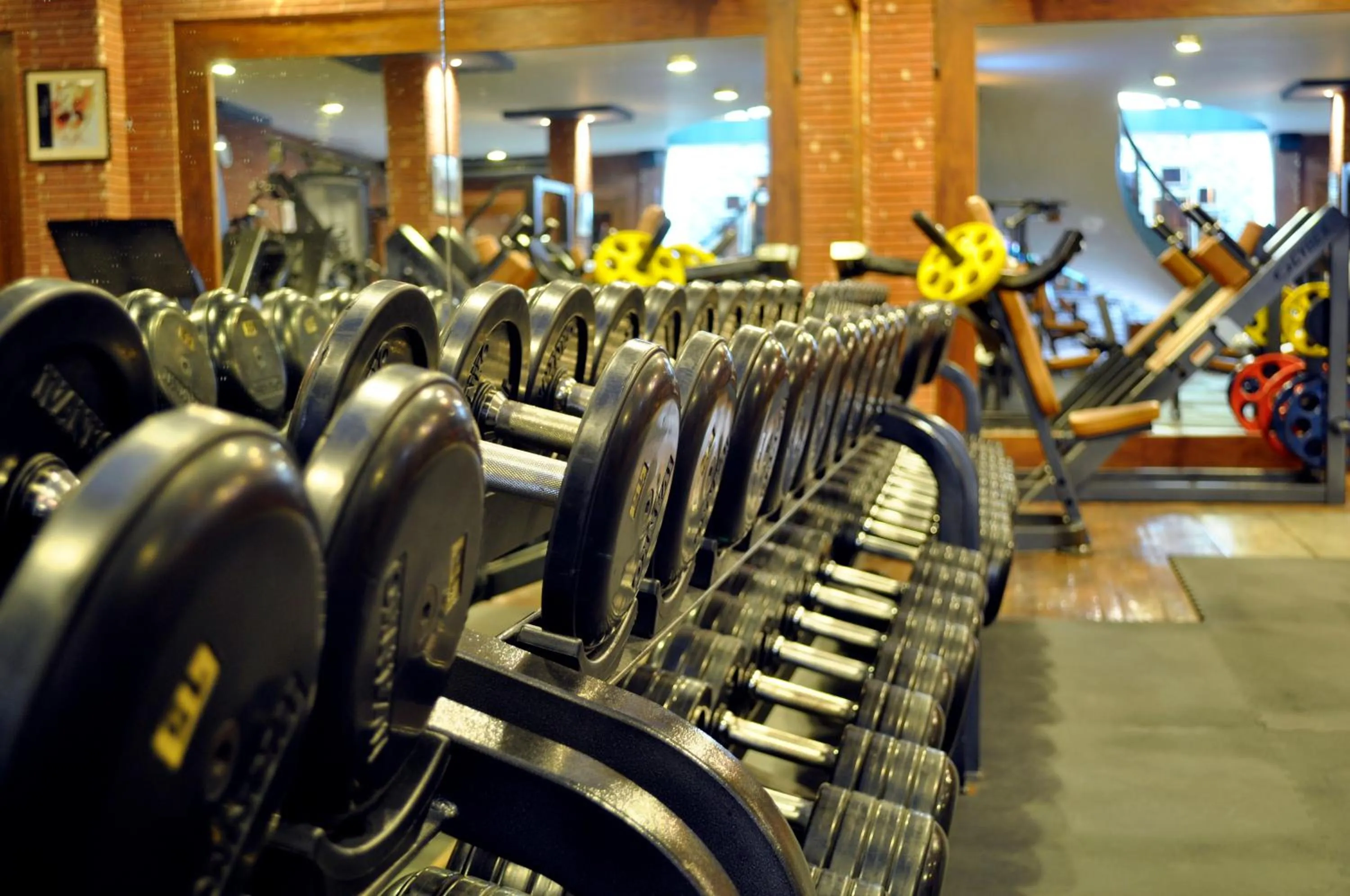 Fitness centre/facilities in The Residency Hotel