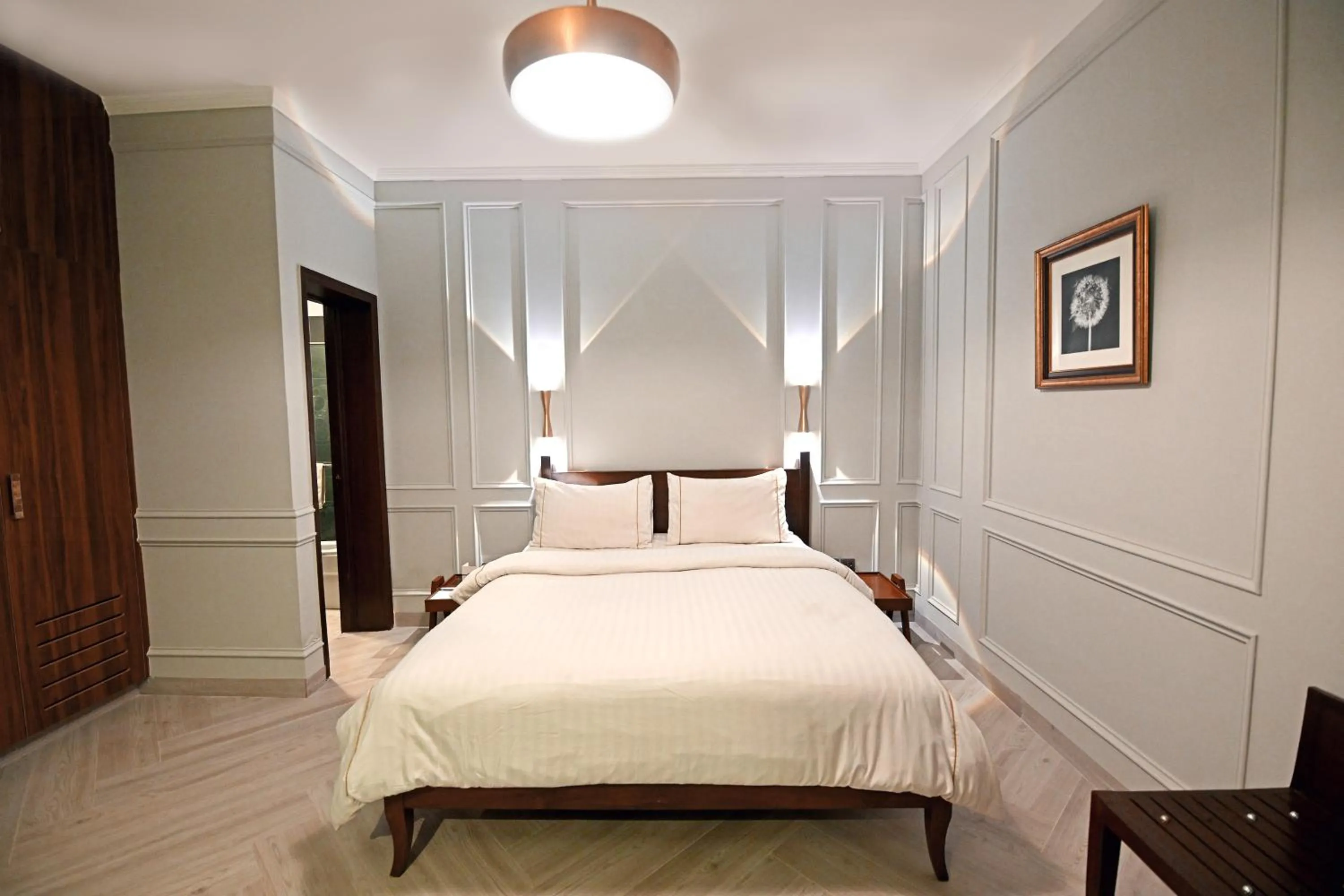 Bed in The Residency Hotel