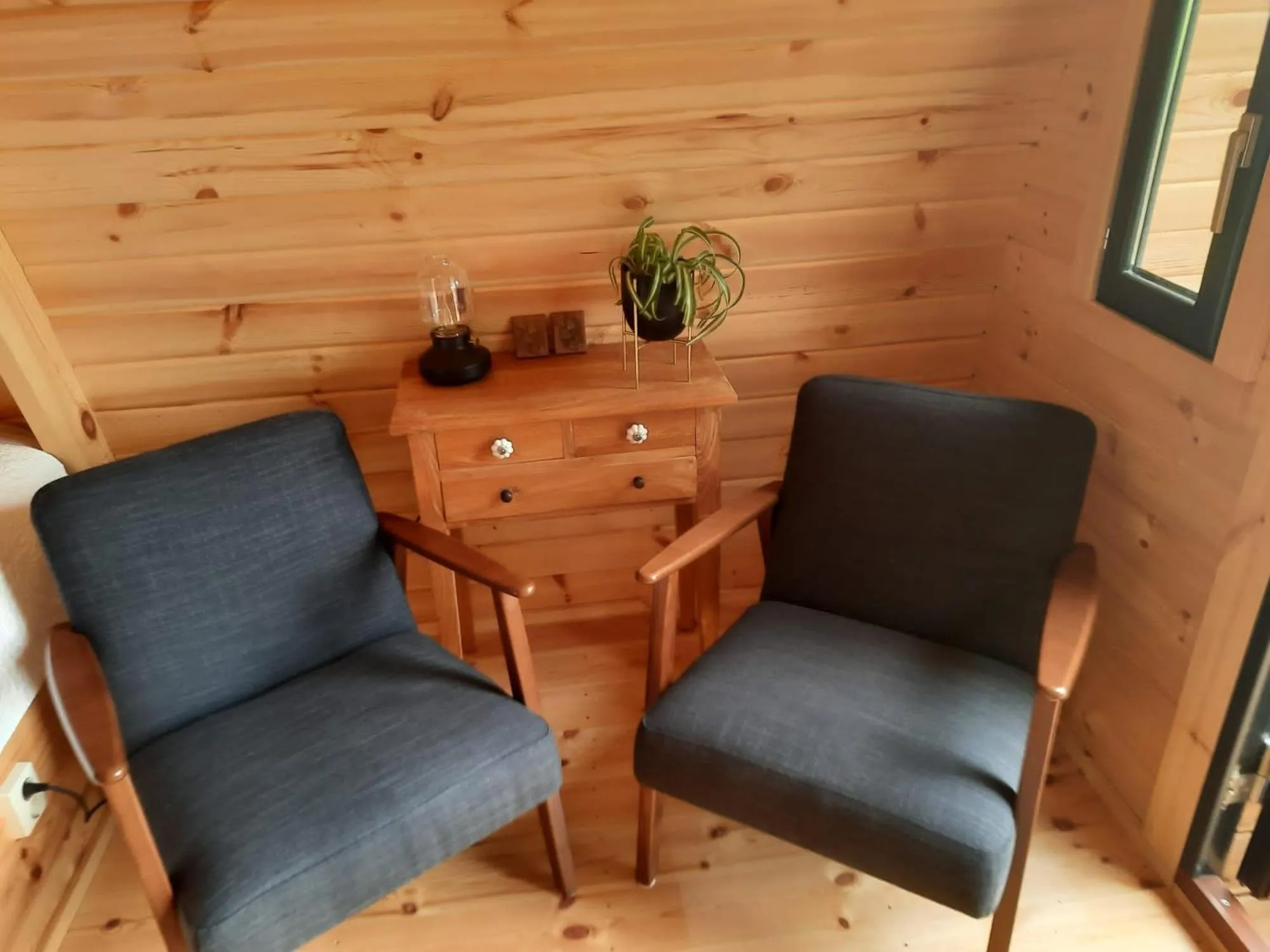 Living room in Vakantiehuisjes Marsherne