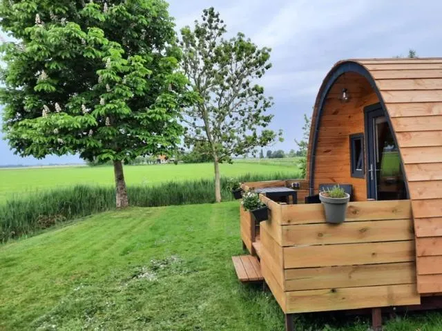 Garden in Vakantiehuisjes Marsherne