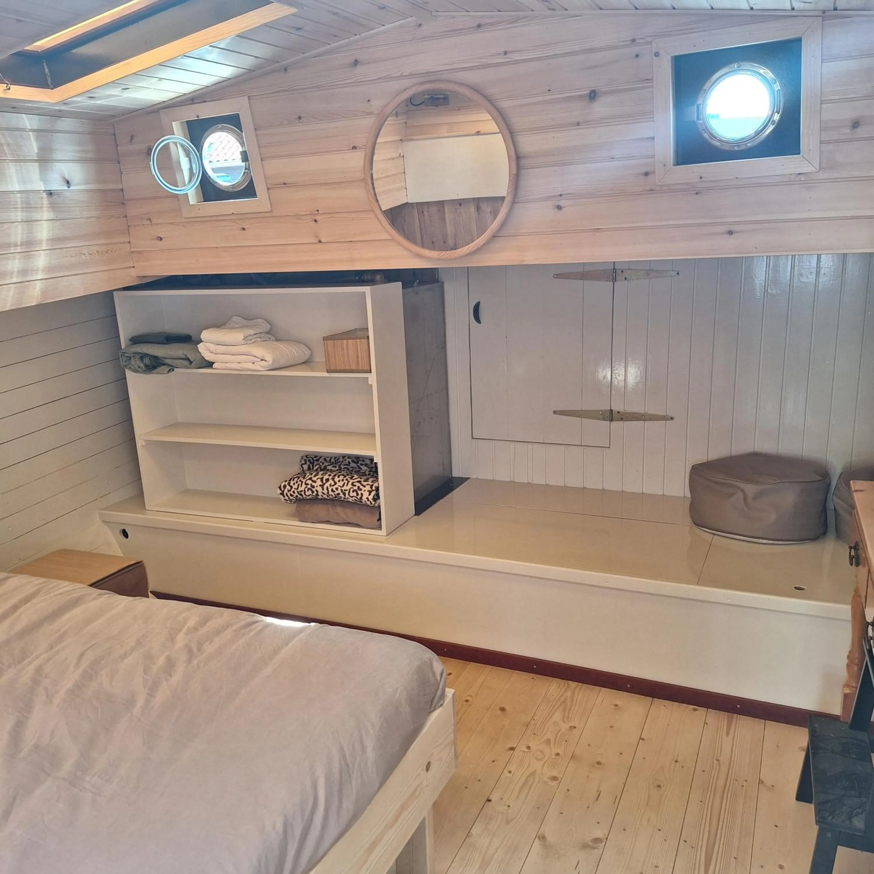 Bed in Vakantiehuisjes Marsherne