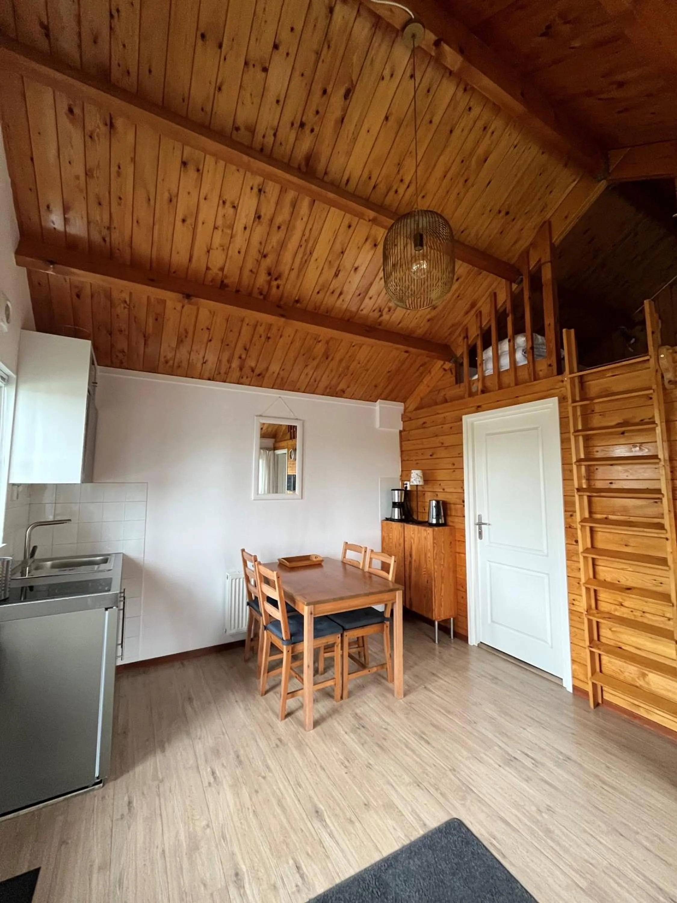 Kitchen or kitchenette in Vakantiehuisjes Marsherne