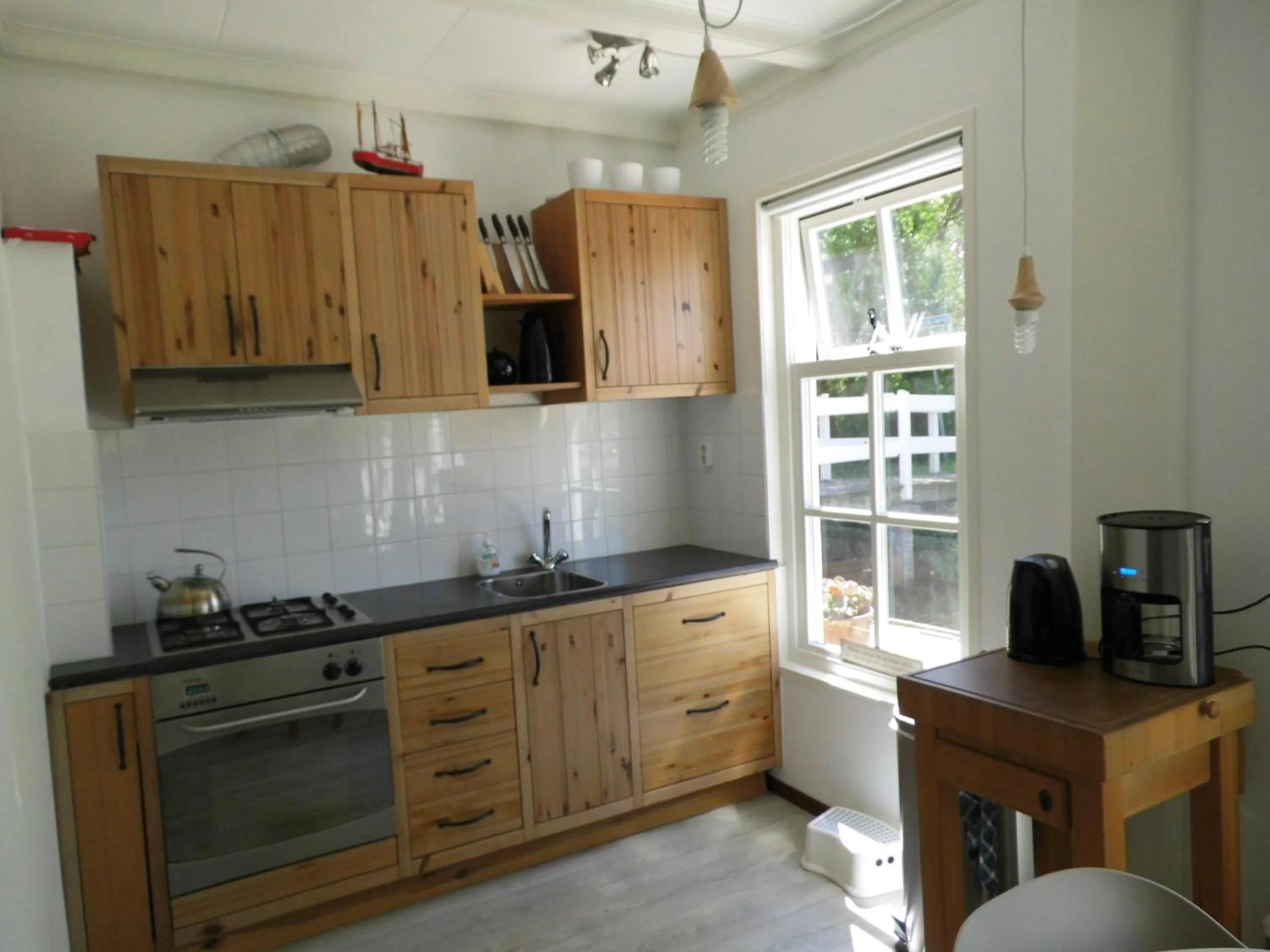Kitchen or kitchenette in Vakantiehuisjes Marsherne