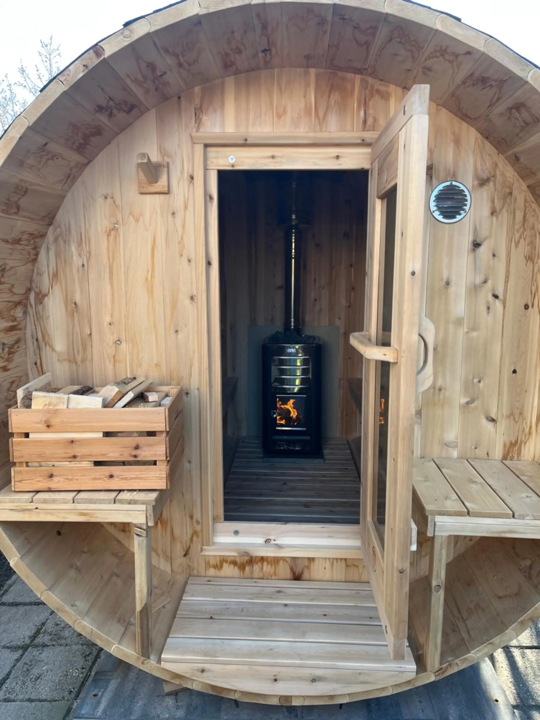 Sauna in Vakantiehuisjes Marsherne