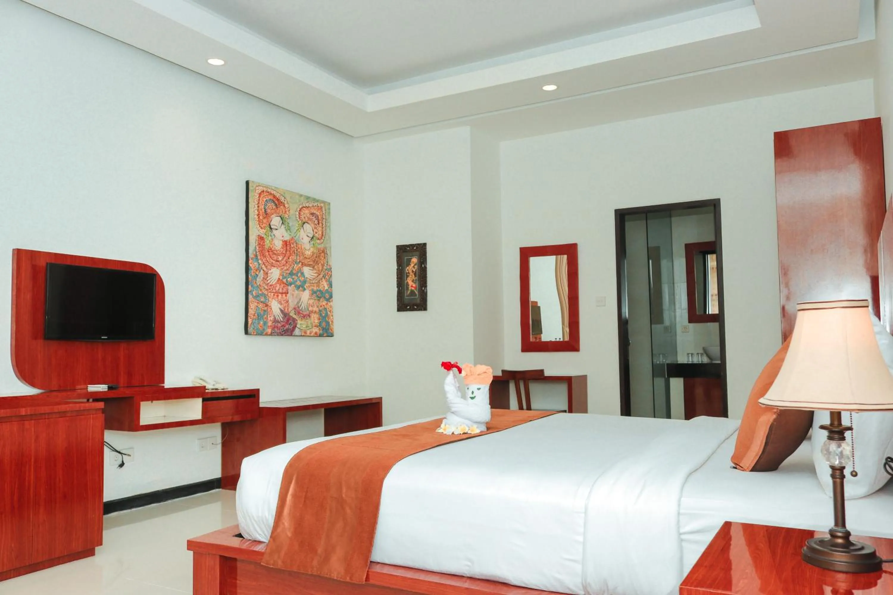 Bedroom, Bed in Argya Santi Suite and Villas