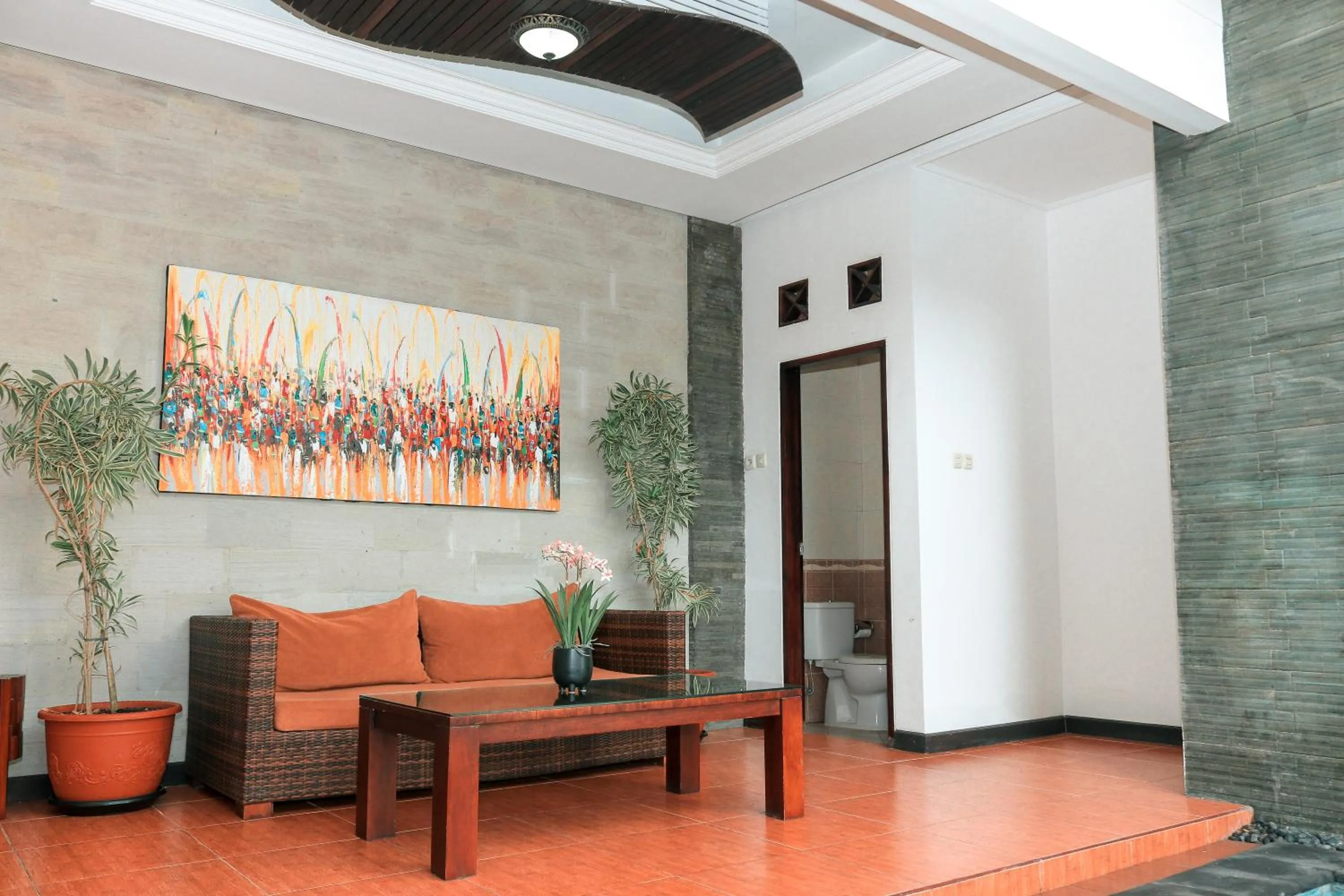 Living room in Argya Santi Suite and Villas