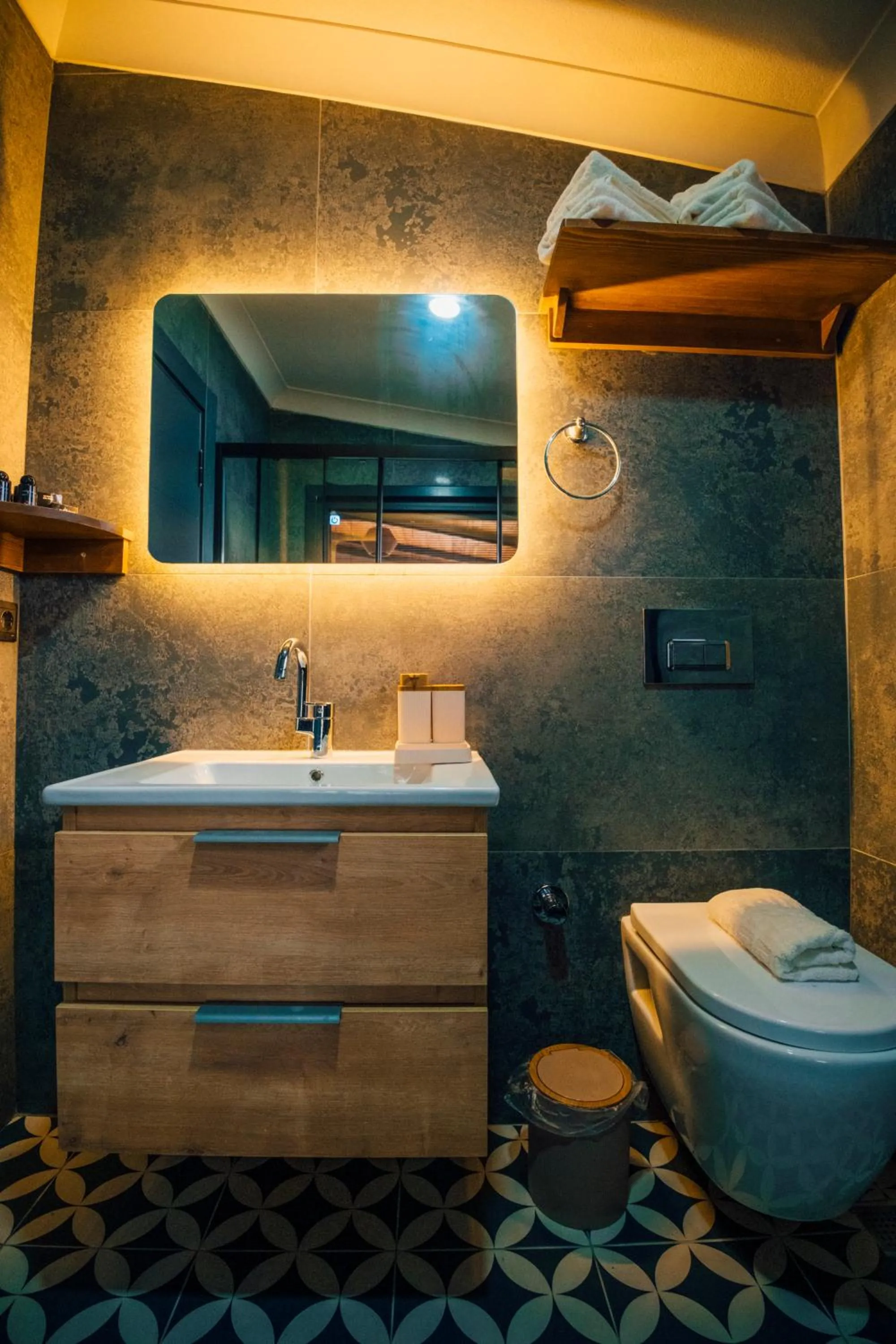 Bathroom in Vital Göl Sapanca Özel Havuzlu Bungalov & Villa