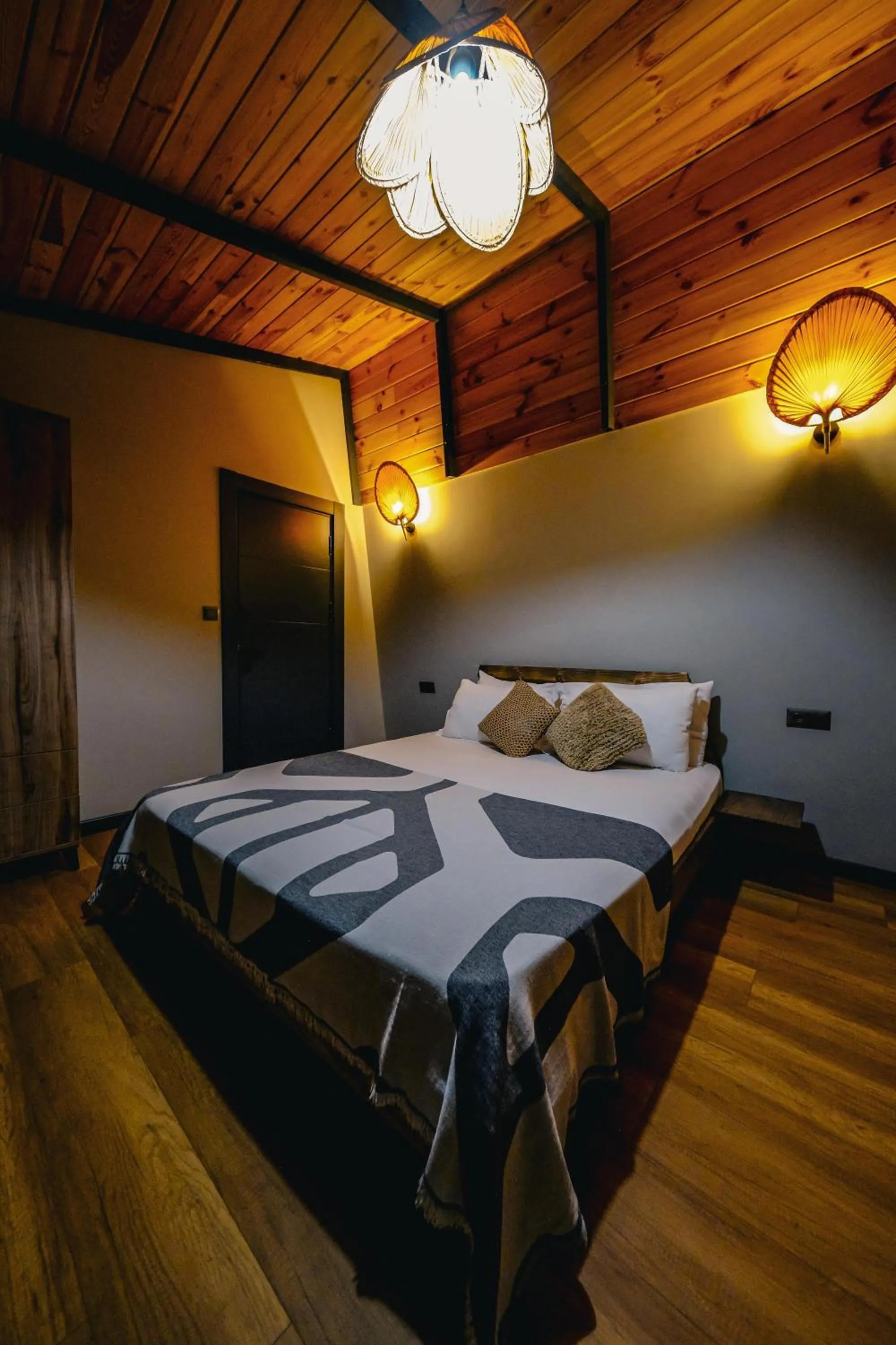 Bedroom, Bed in Vital Göl Sapanca Özel Havuzlu Bungalov & Villa