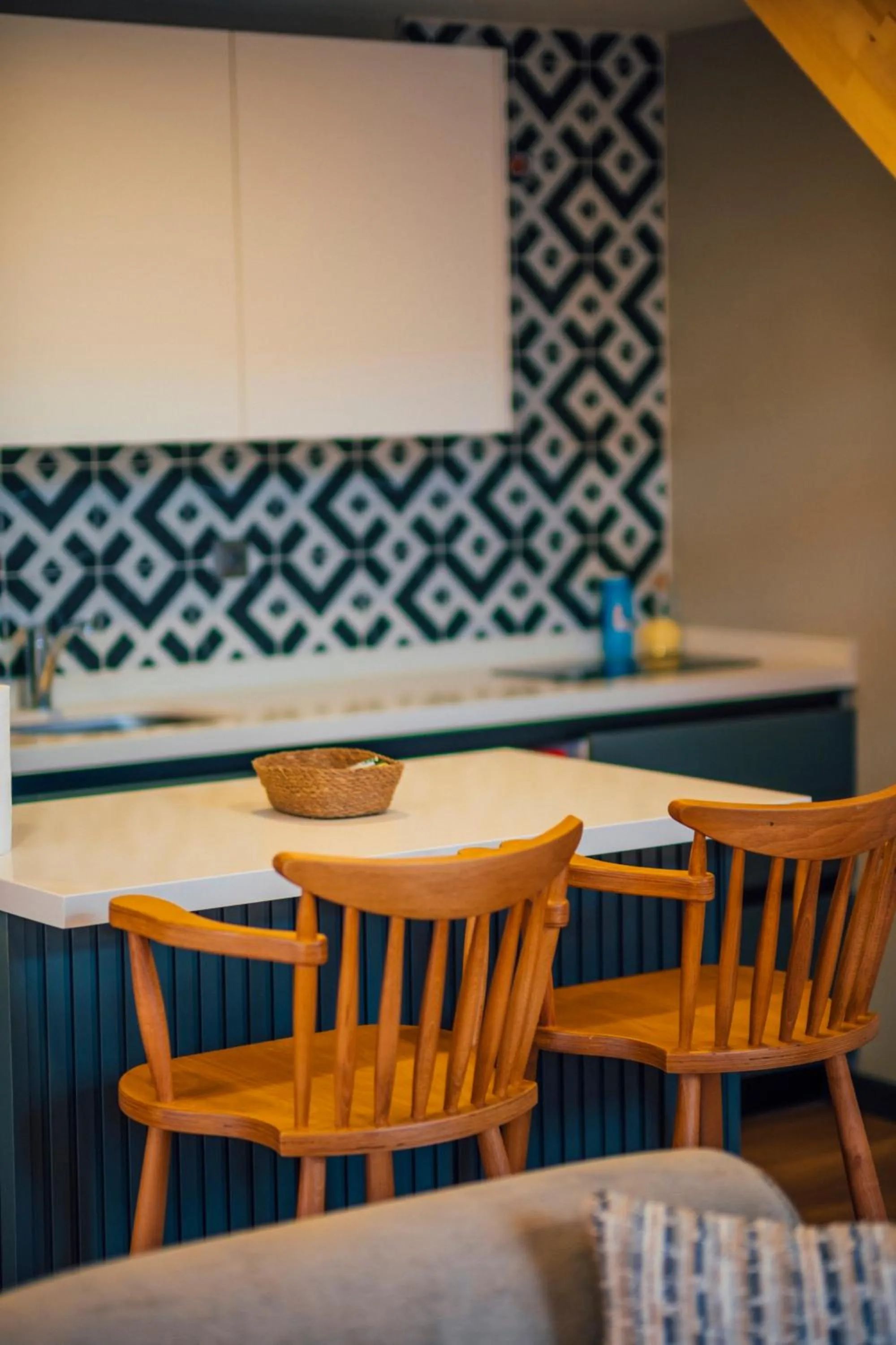 Kitchen or kitchenette in Vital Göl Sapanca Özel Havuzlu Bungalov & Villa