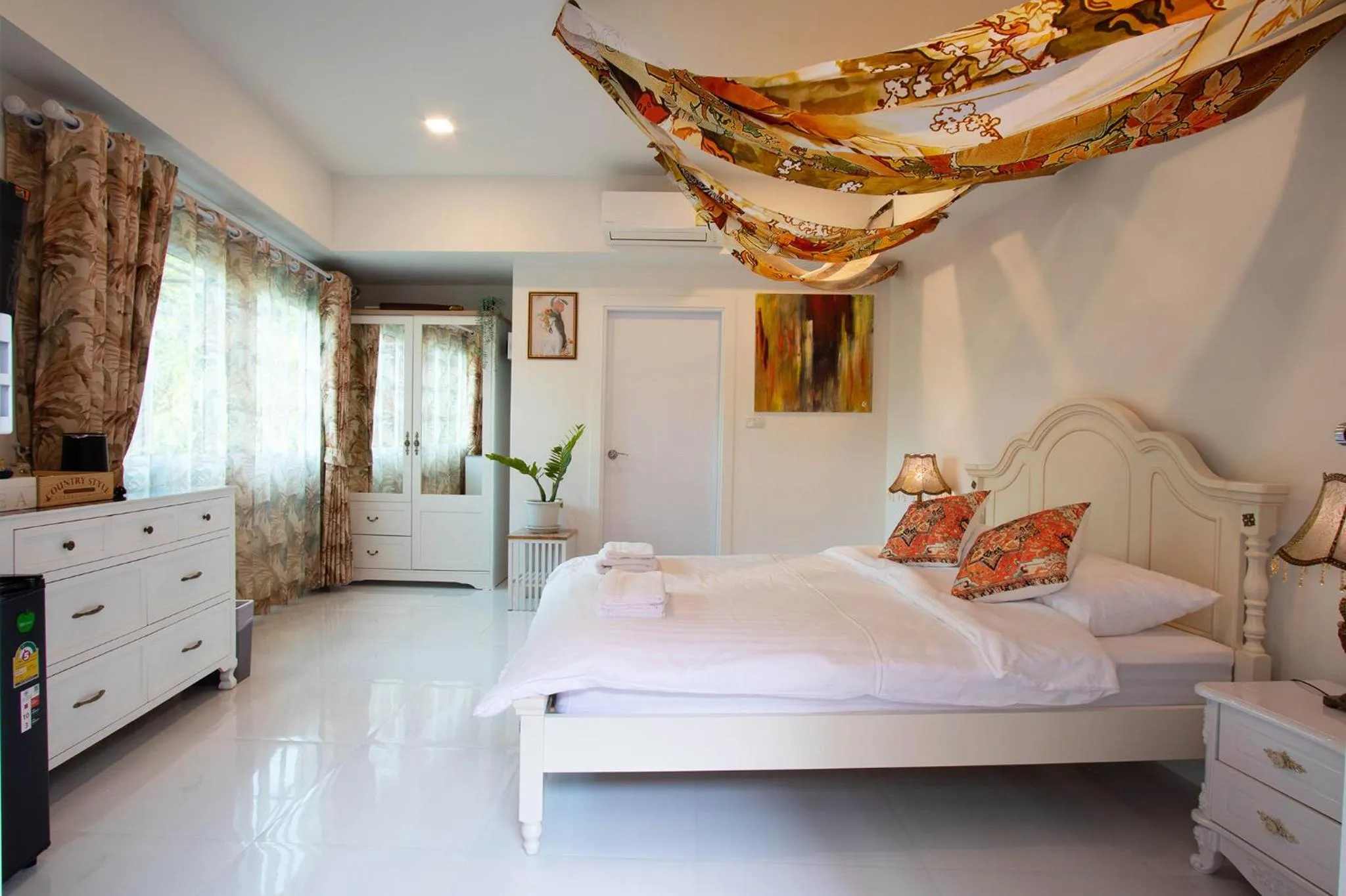 Photo of the whole room, Bed in Hacienda Resort - Mae Phim