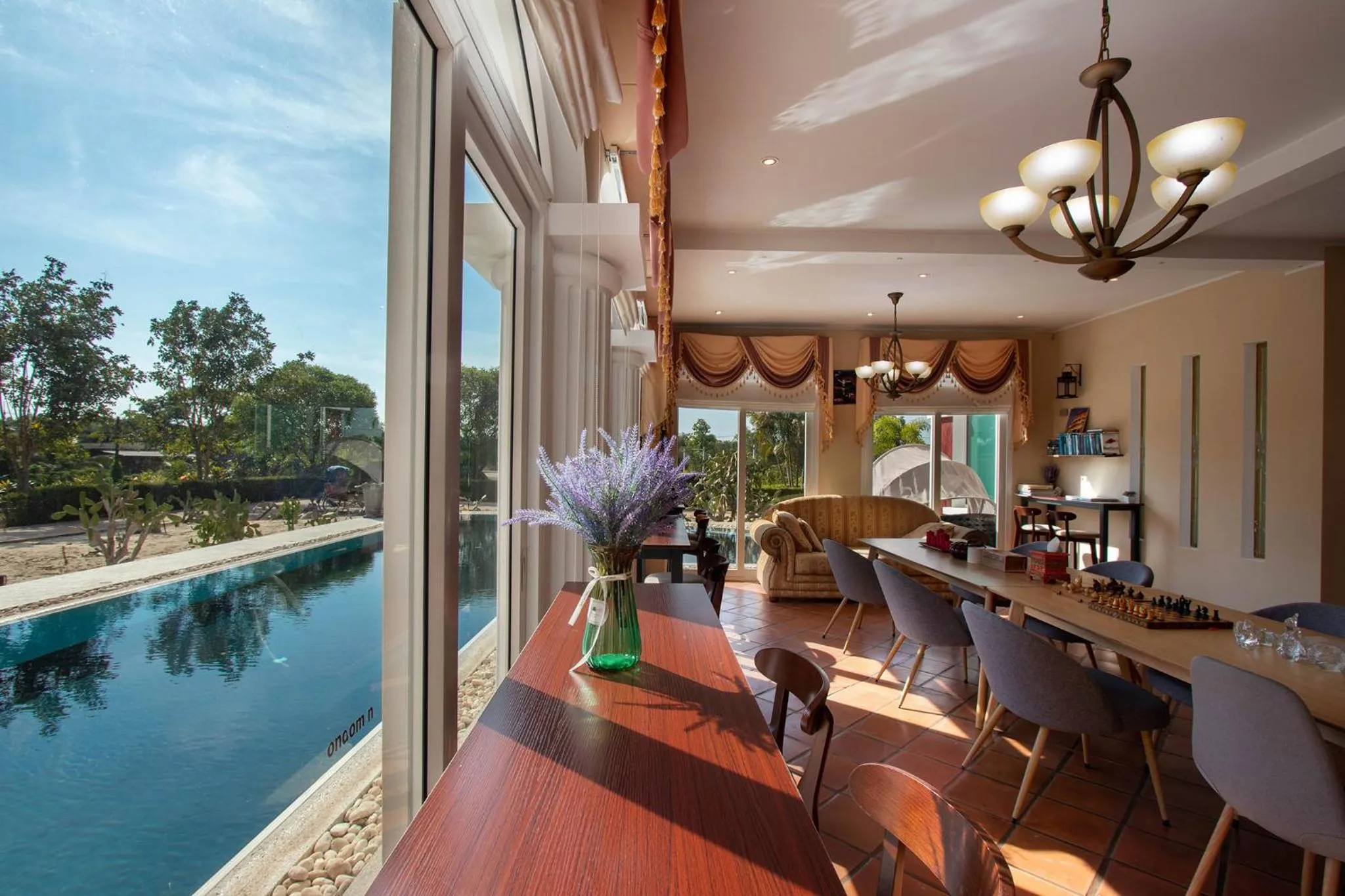 Natural landscape in Hacienda Resort - Mae Phim