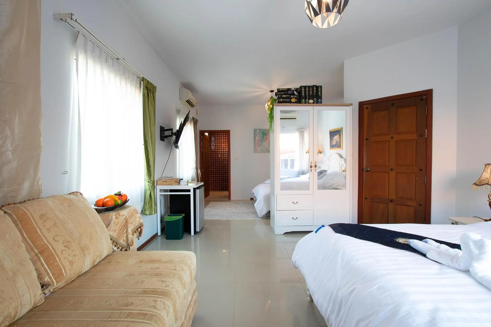 Photo of the whole room, Bed in Hacienda Resort - Mae Phim