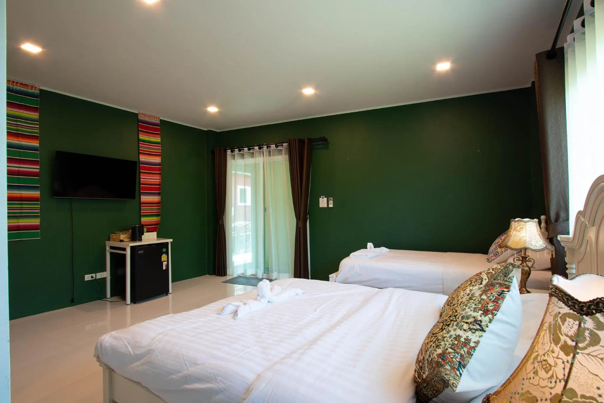 Photo of the whole room, Bed in Hacienda Resort - Mae Phim