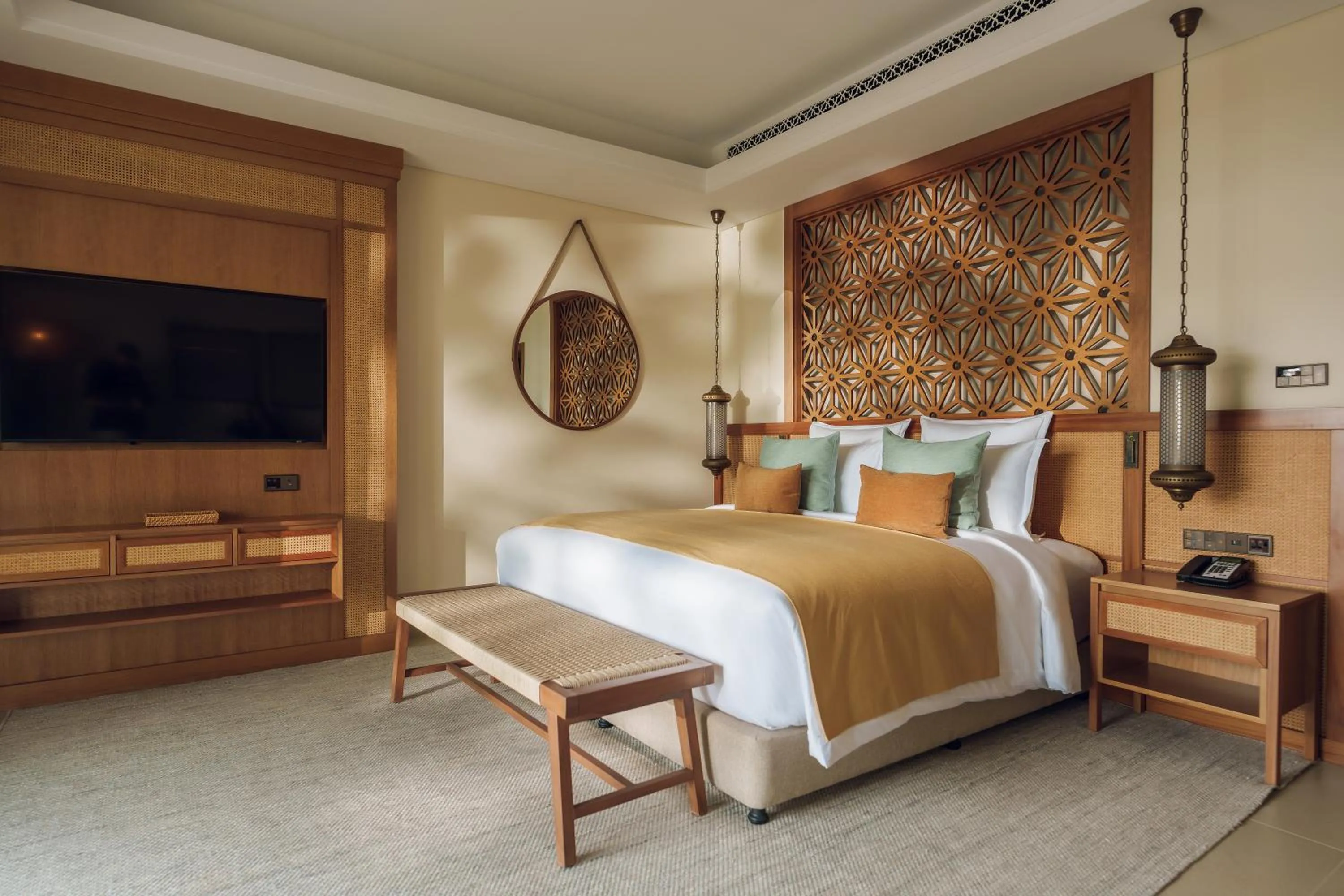 Bedroom, Bed in Naama Beach Villas & Spa