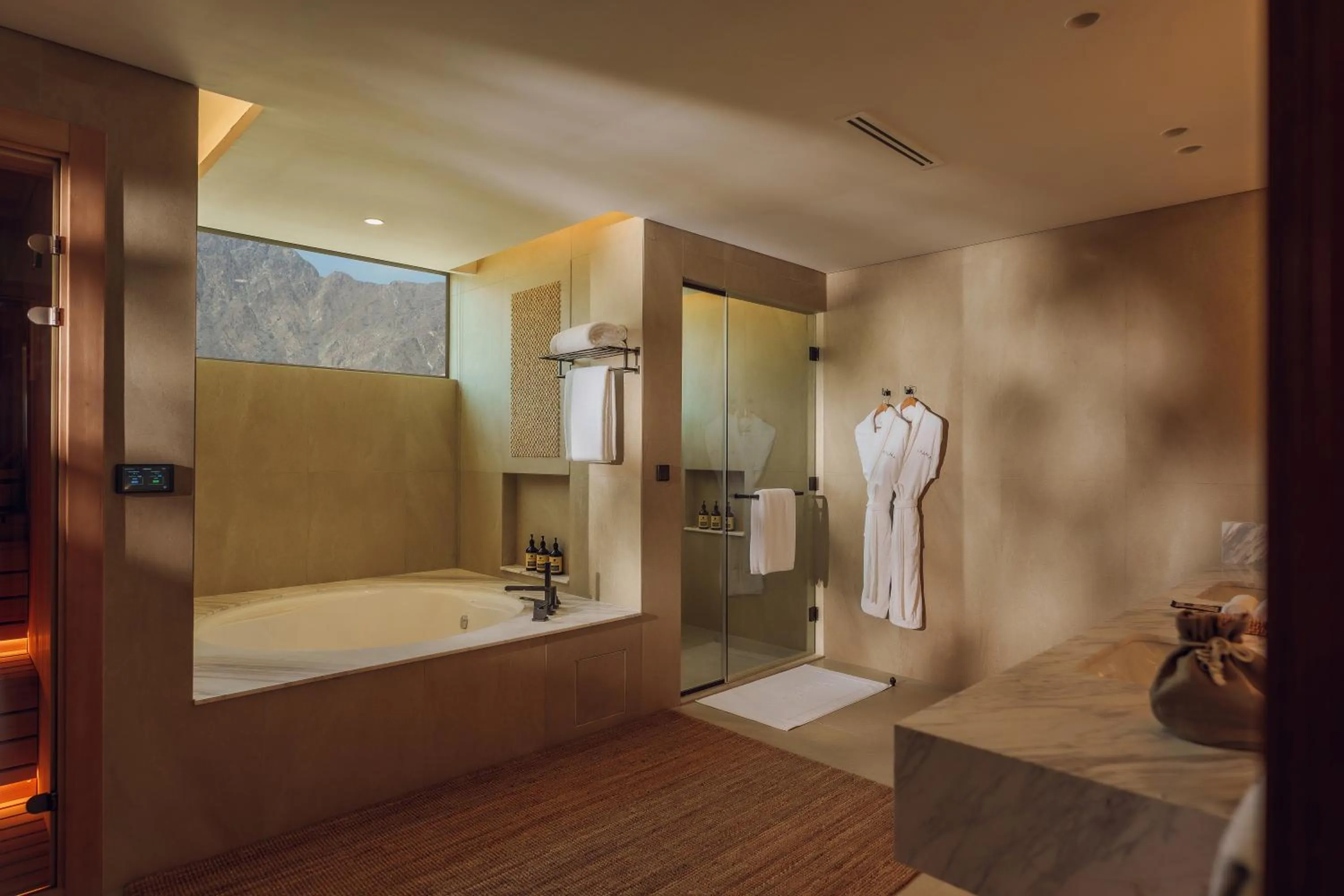 Bathroom in Naama Beach Villas & Spa