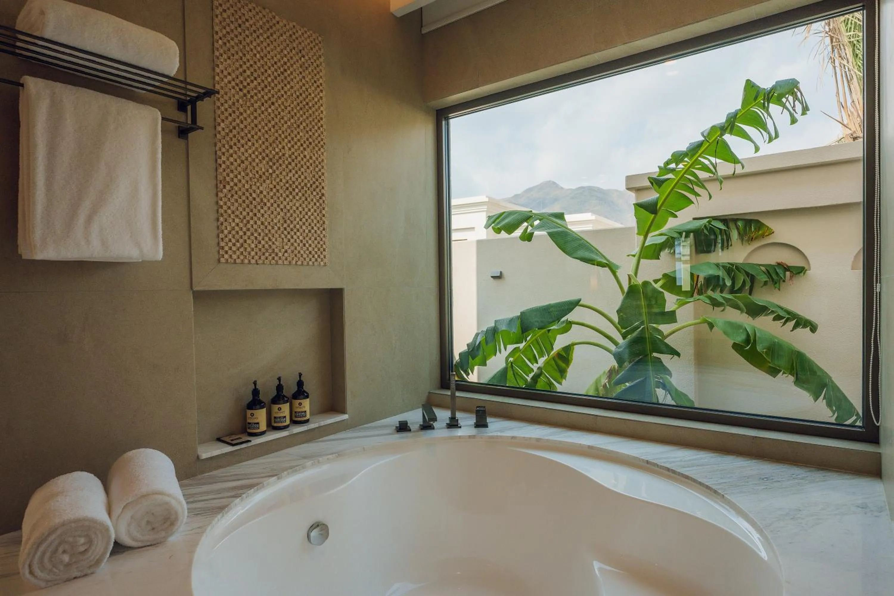 Bathroom in Naama Beach Villas & Spa