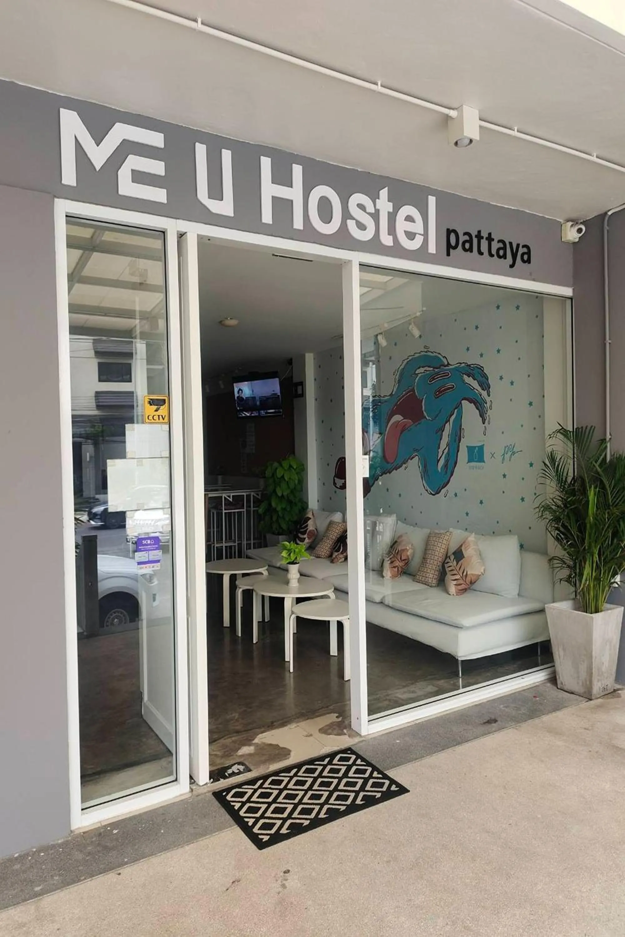 Facade/entrance in ME U Hostel Pattaya