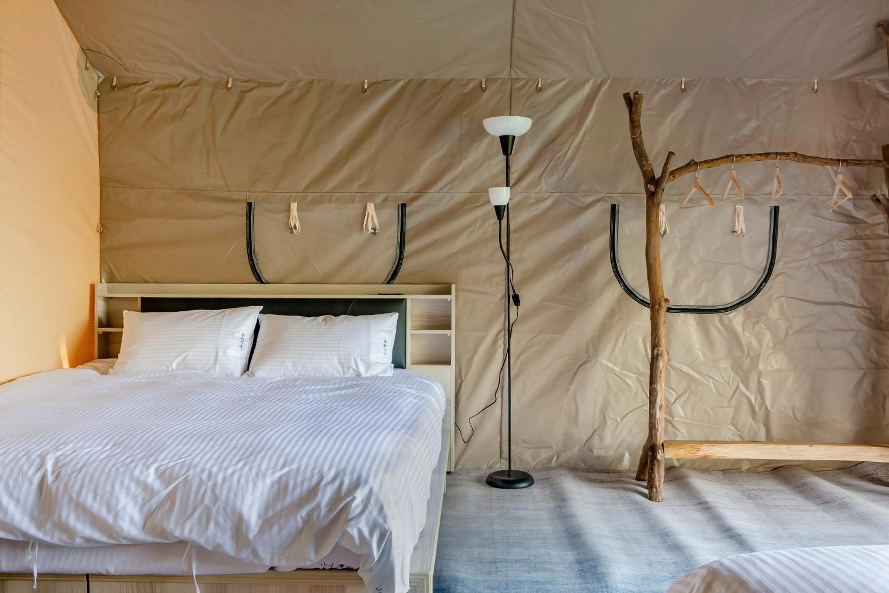 Bed in Grow Tree Glamping