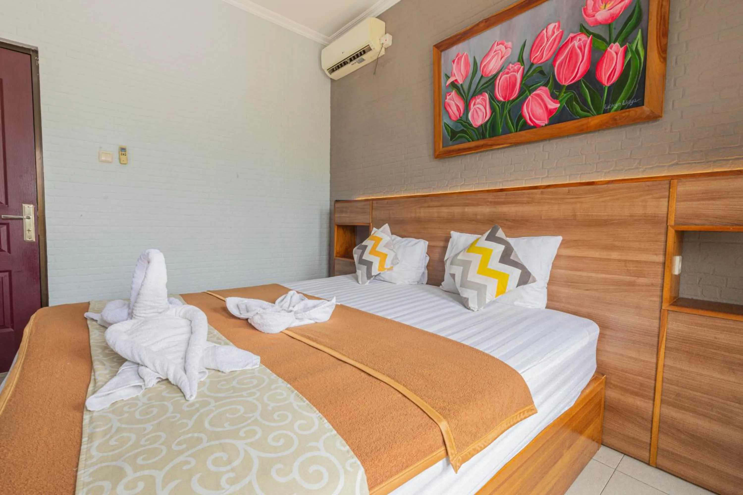 Bed in Hotel Griya Katarina