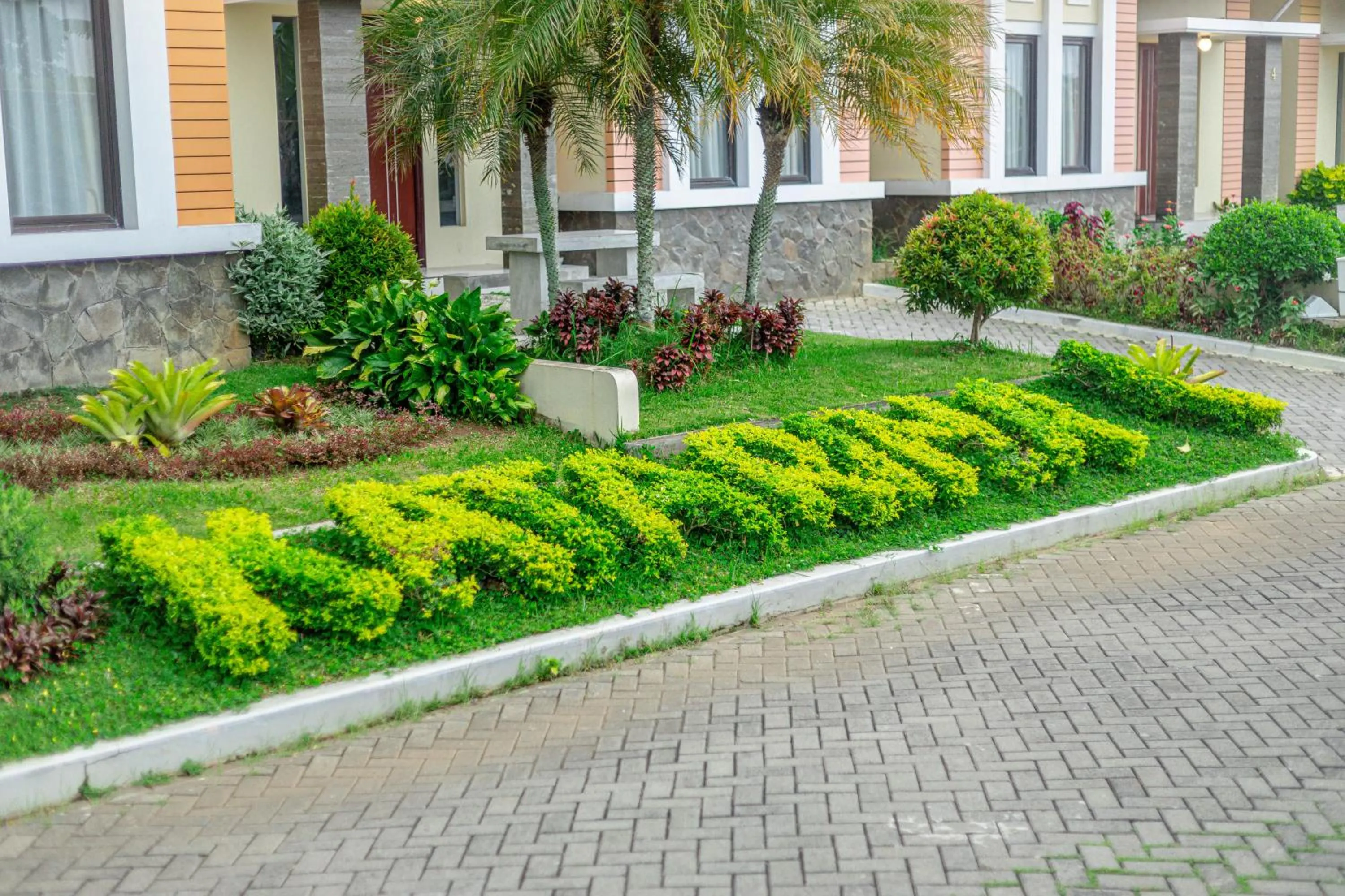Garden view in Hotel Griya Katarina
