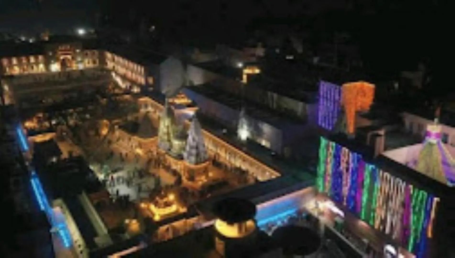 Bird's eye view, Bird's-eye View in Hotel Kings Banaras , Varanasi