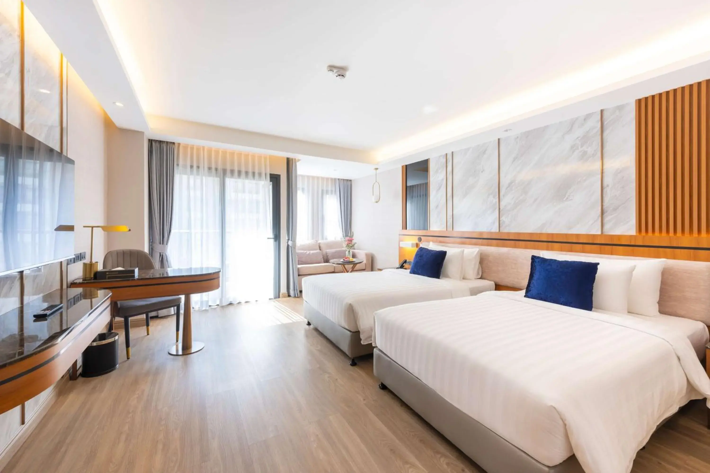 Deluxe Twin Room in Wyndham Jomtien Pattaya Deluxe Twin Room in Wyndham Jomtien Pattaya