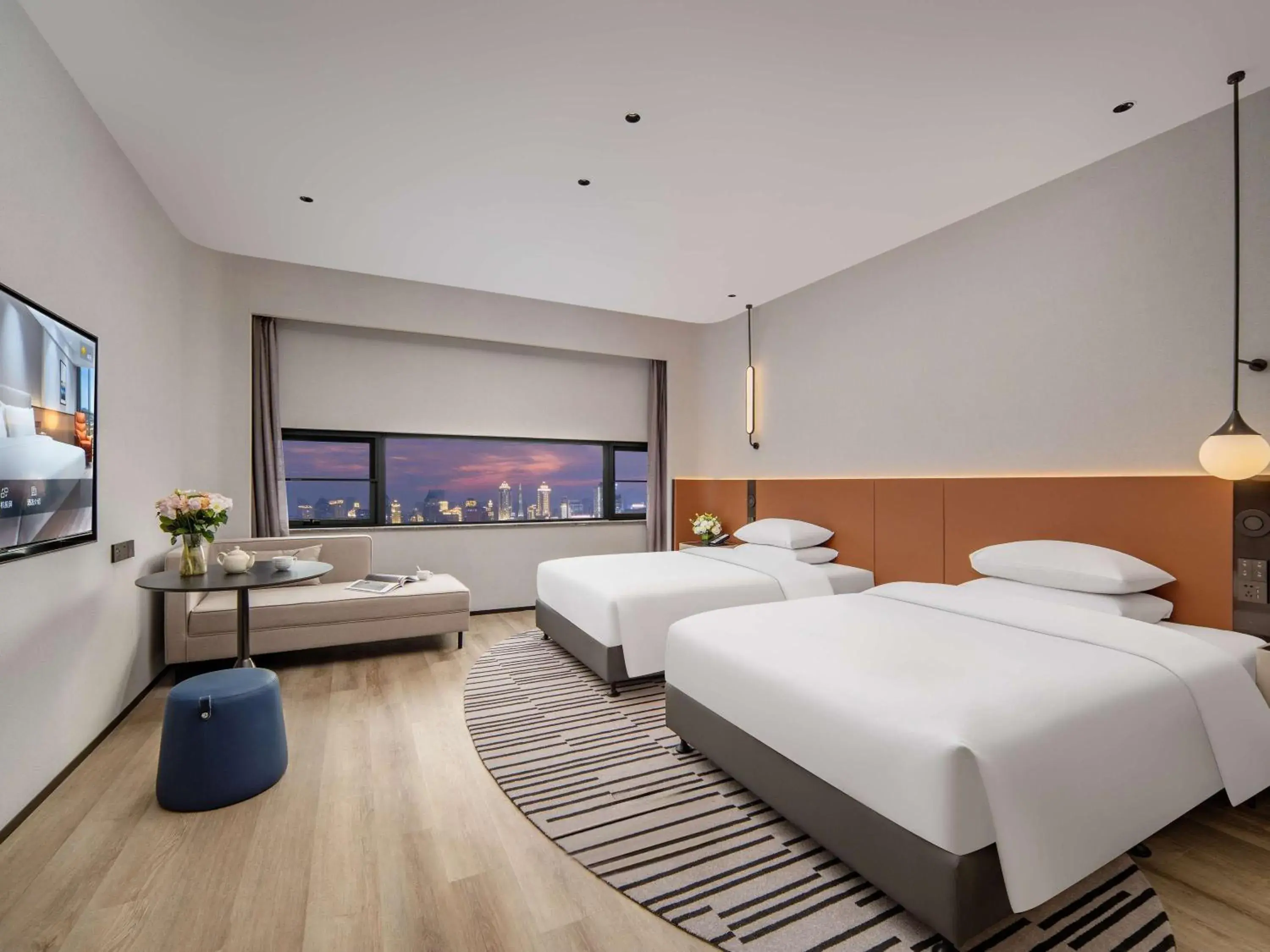 Superior Twin Room in Novotel Nantong Center Superior Twin Room in Novotel Nantong Center