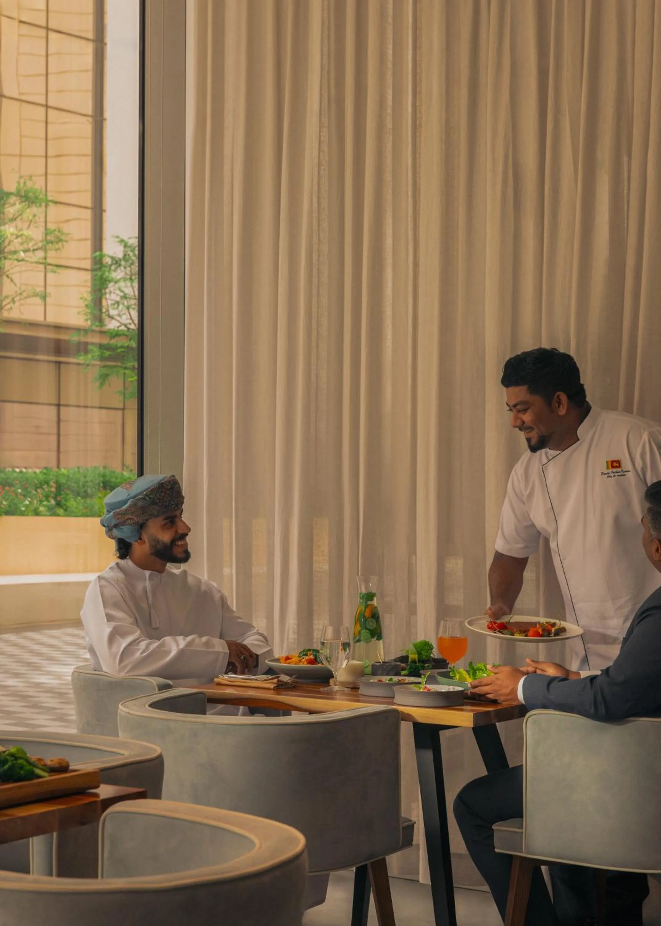 Restaurant/places to eat in Mövenpick Hotel & Apartments Ghala Muscat