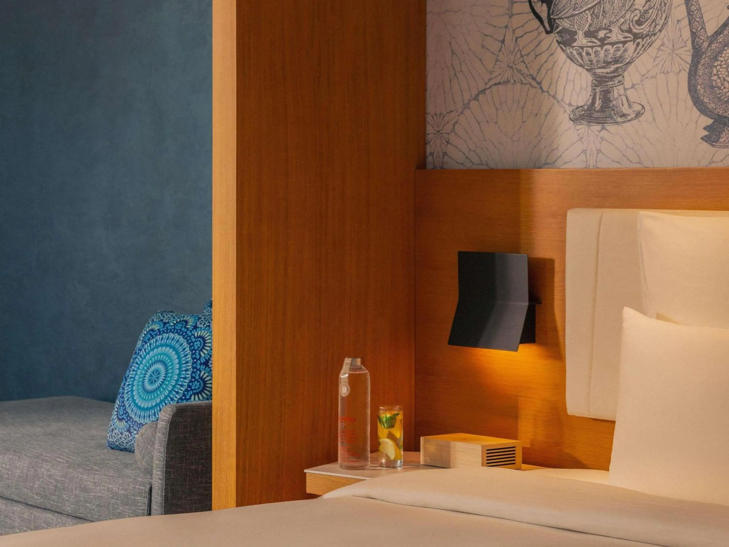 Photo of the whole room, Bed in Mövenpick Hotel & Apartments Ghala Muscat