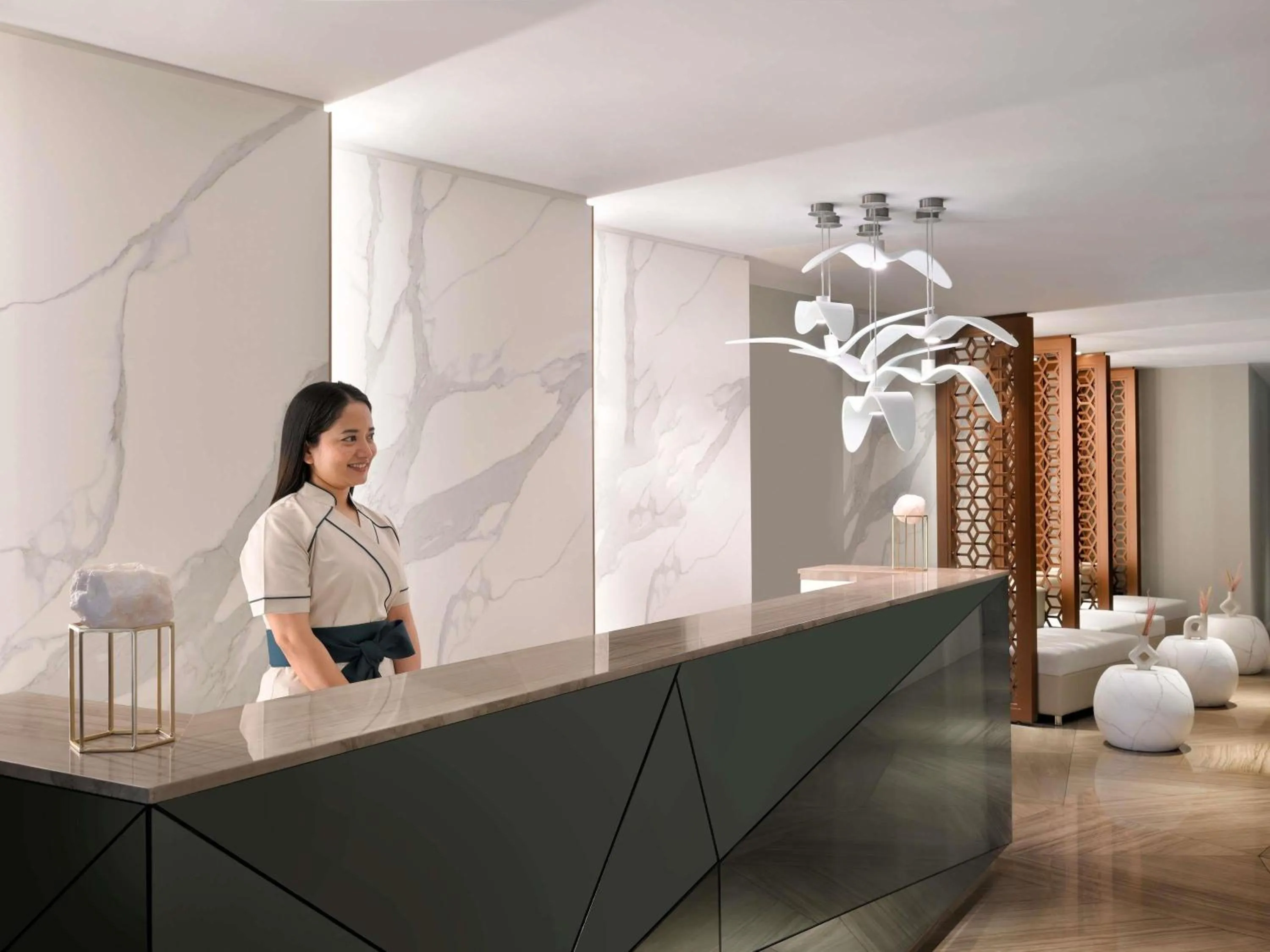 Spa and wellness centre/facilities in Mövenpick Hotel & Apartments Ghala Muscat