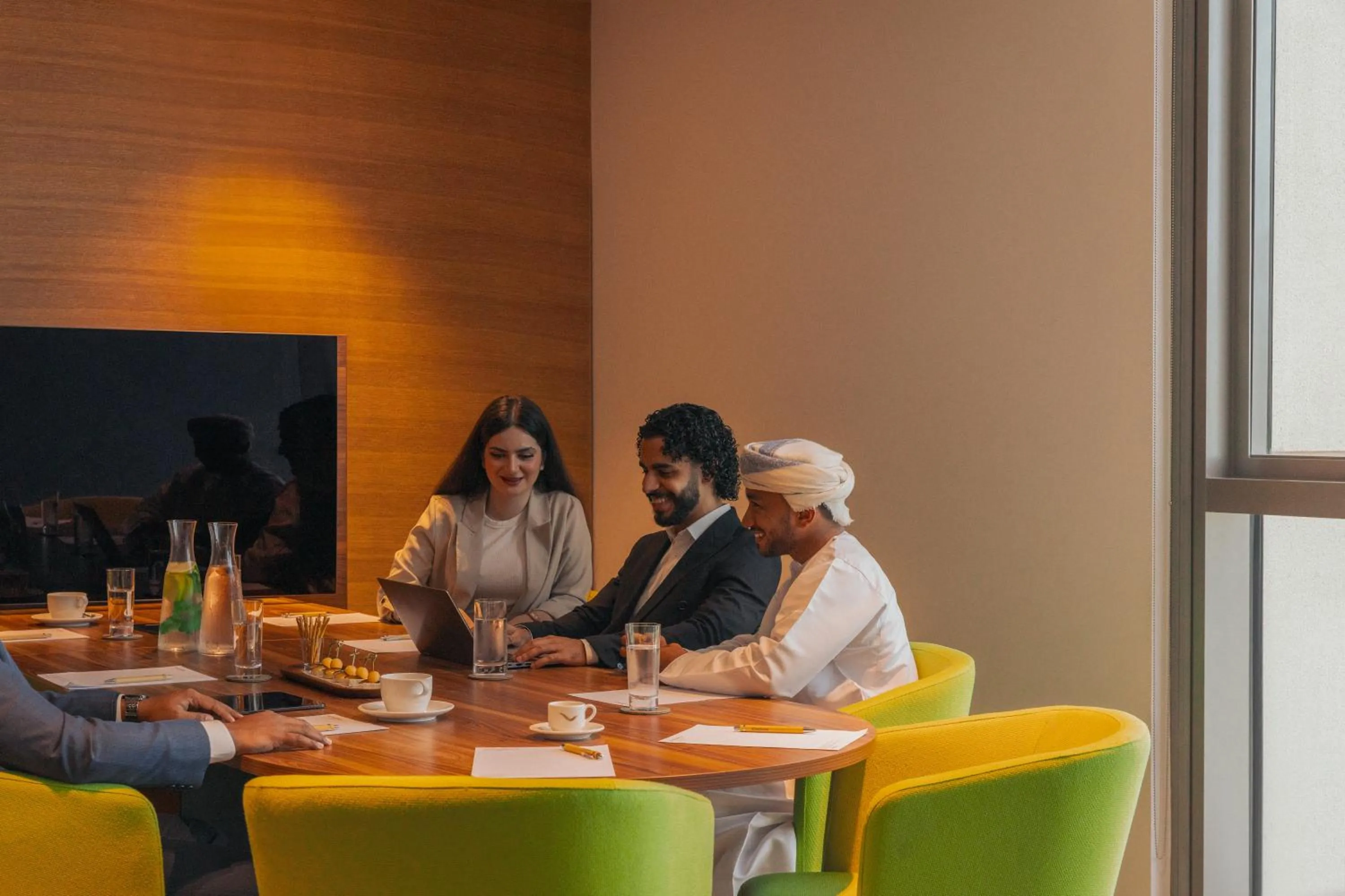 Meeting/conference room in Mövenpick Hotel & Apartments Ghala Muscat