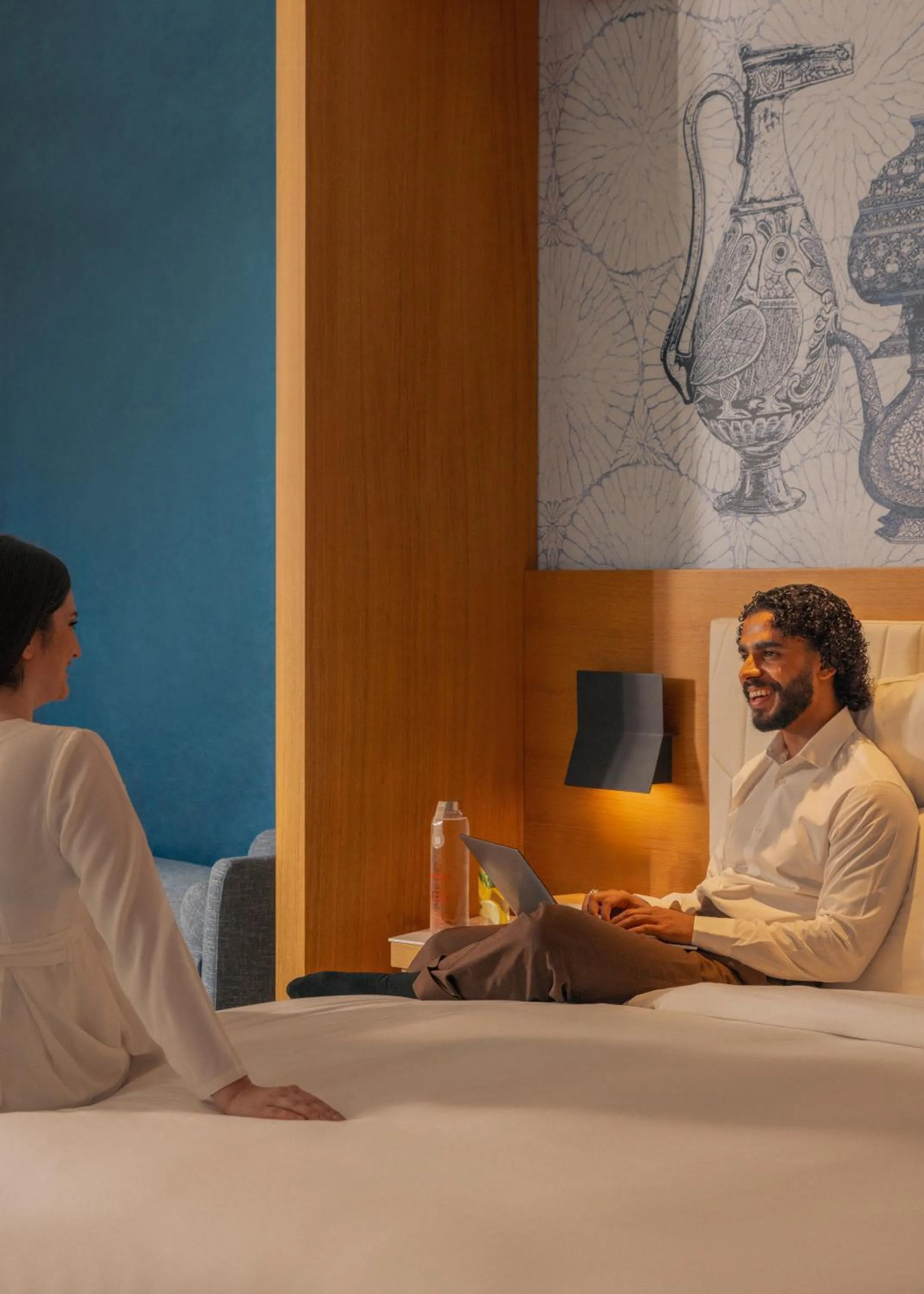 Bedroom, Bed in Mövenpick Hotel & Apartments Ghala Muscat