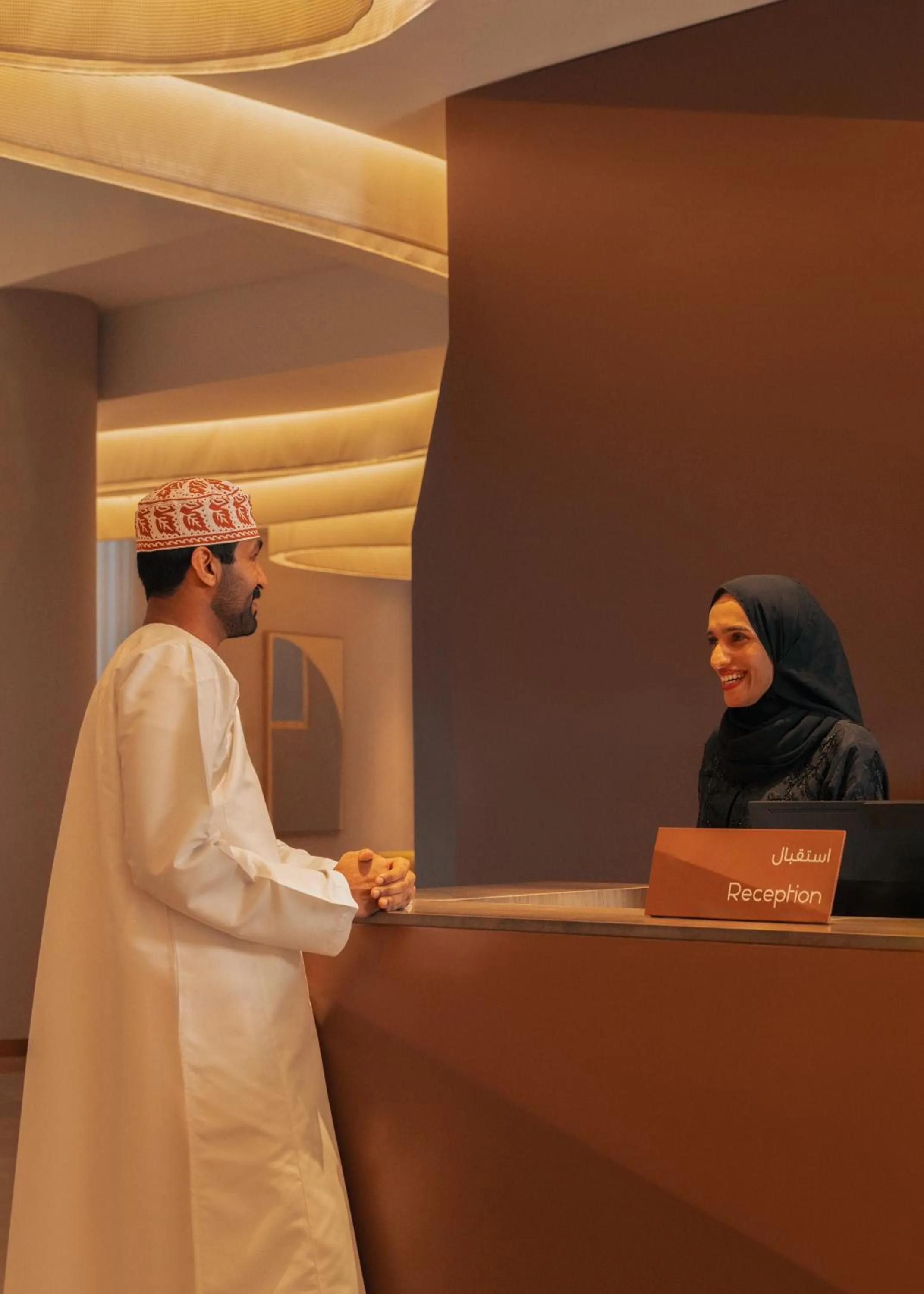 Staff in Mövenpick Hotel & Apartments Ghala Muscat