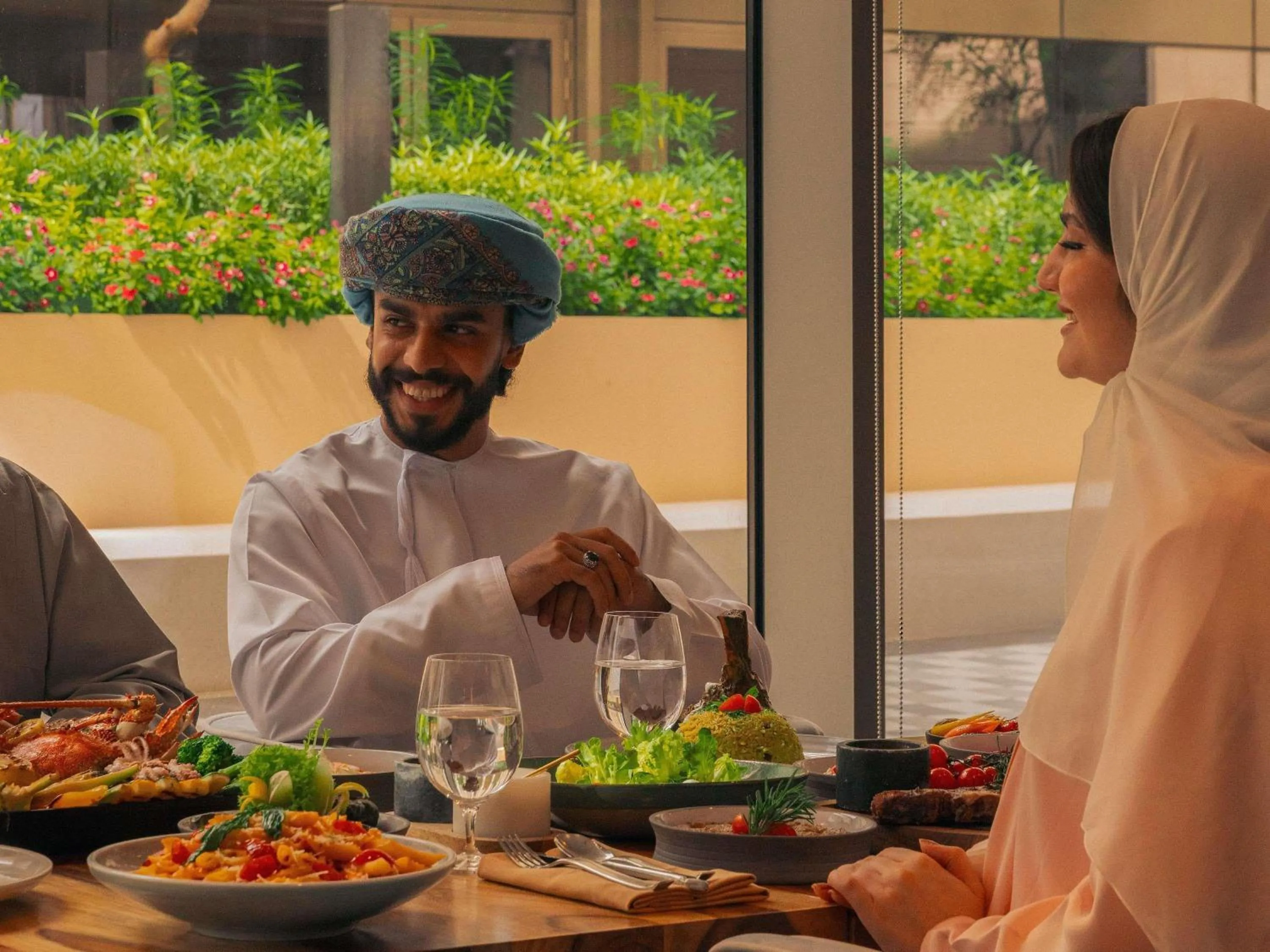 Restaurant/places to eat in Mövenpick Hotel & Apartments Ghala Muscat